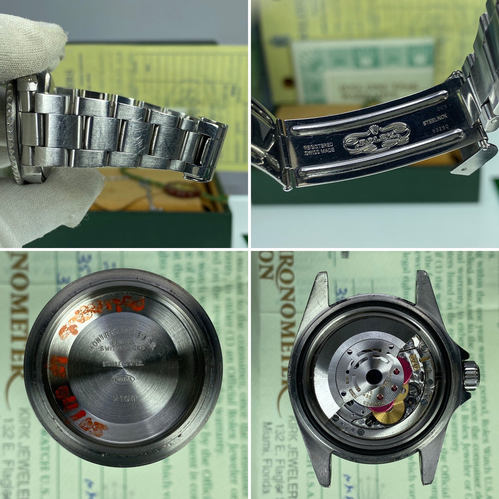 2001 Vintage Rolex Submariner Date 16610 Complete Box & Papers collector’s set