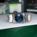 2002 NEW OLD STOCK Rolex Oysterquartz Datejust 17014 NOS Blue Dial Last Patch Full Set