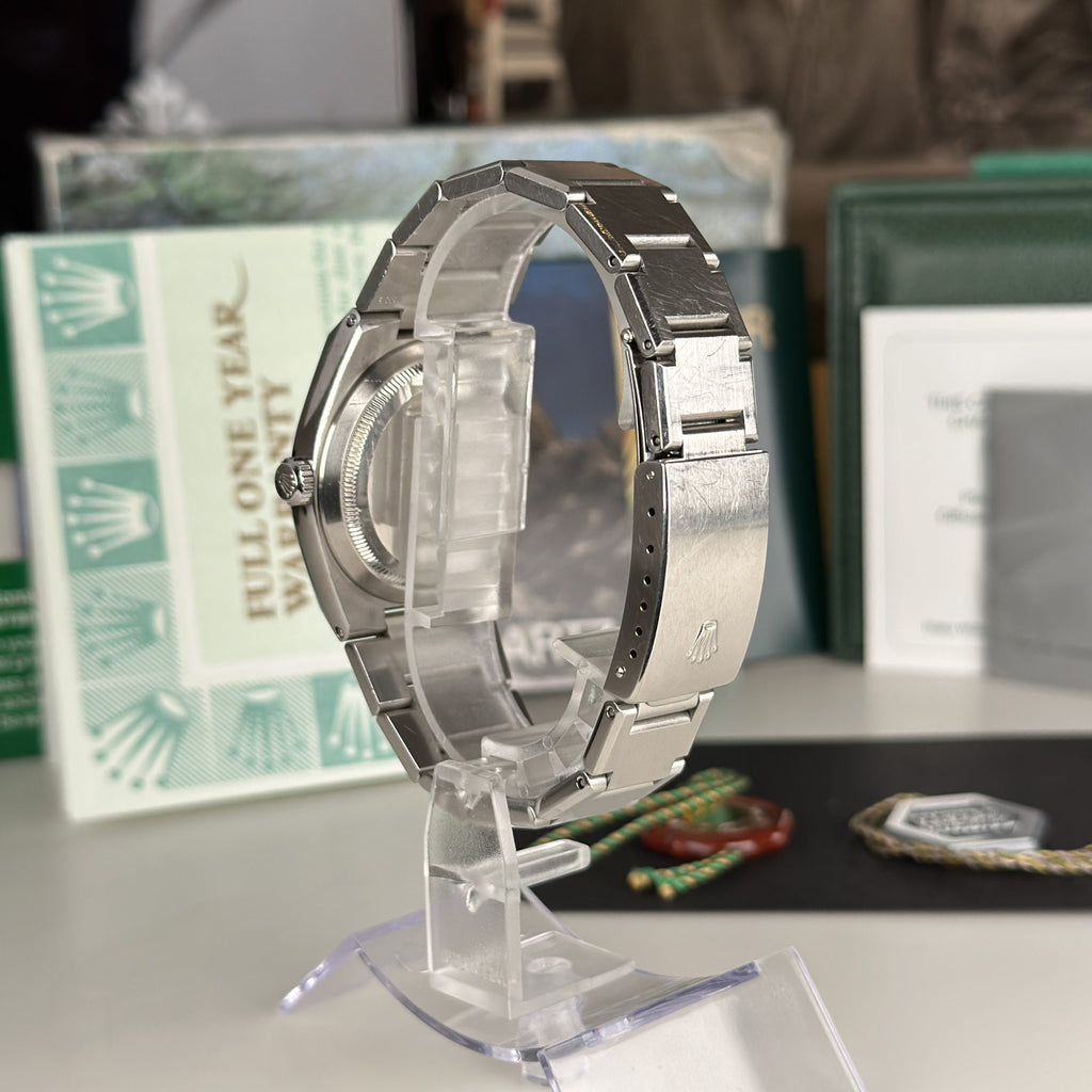 2002 Rolex Datejust Oysterquartz 17000 Last Generation Unpolished Complete Set Box and papers