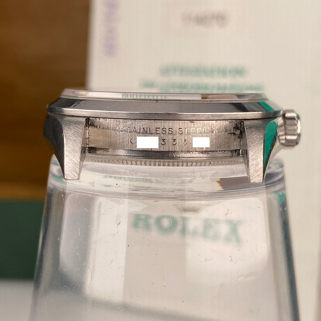 2002 Rolex Explorer 114270 Unpolished Complete Set Box & Papers