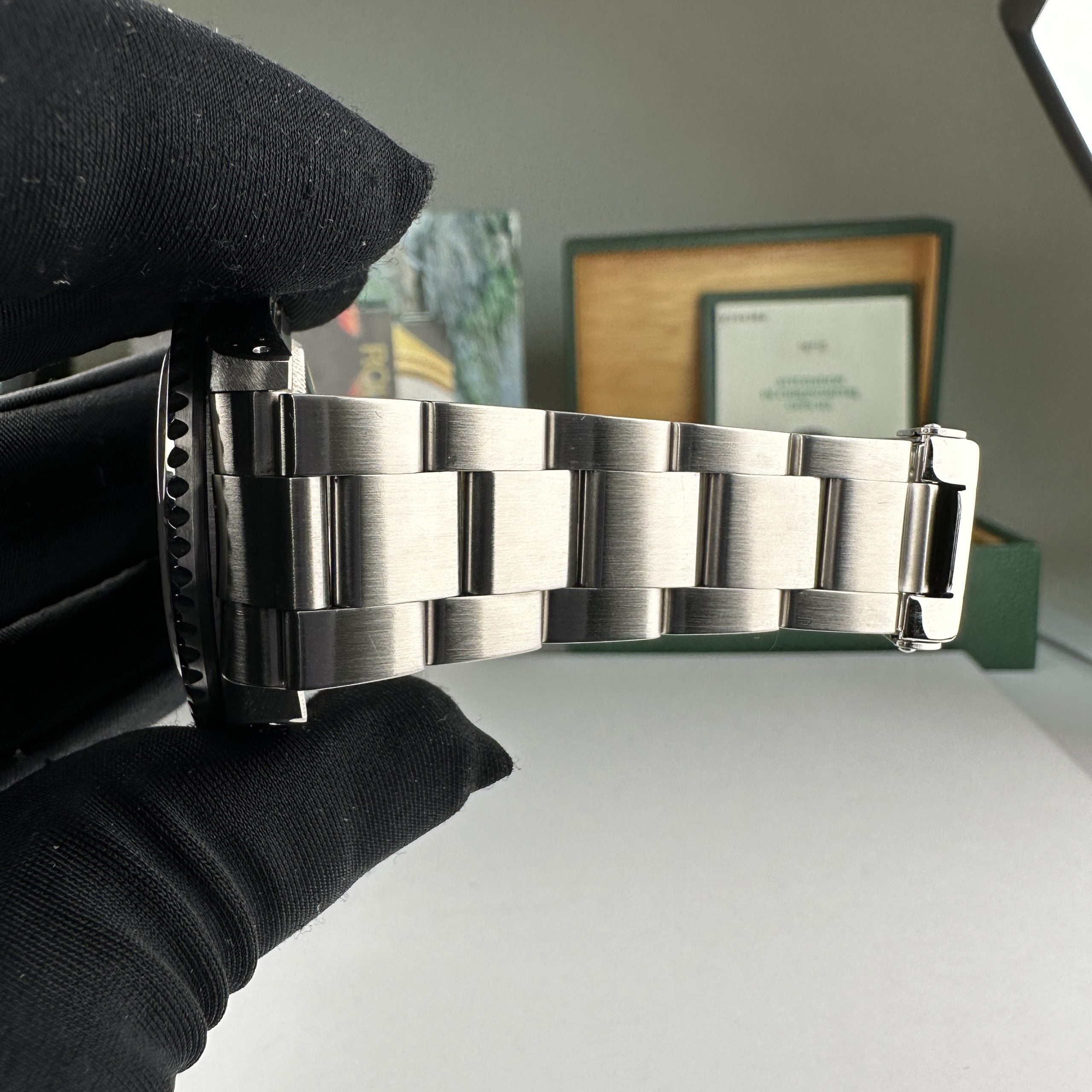 2002 Rolex GMT-Master II 16710 Unpolished Black & Red Coke with Box & Papers