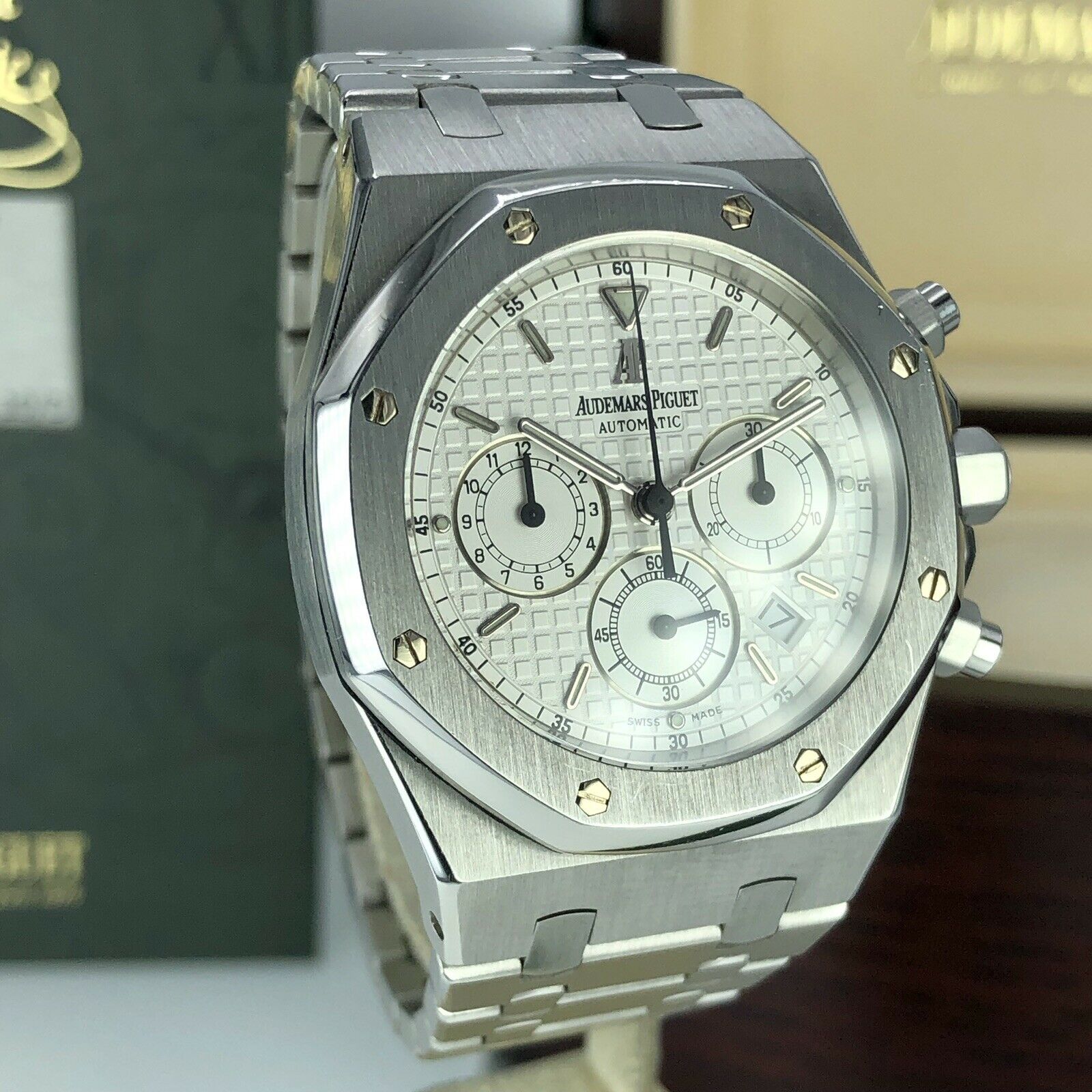 2003 Audemars Piguet Royal Oak Chronograph 39mm 25860ST.OO.1110ST.05 Box & Paper