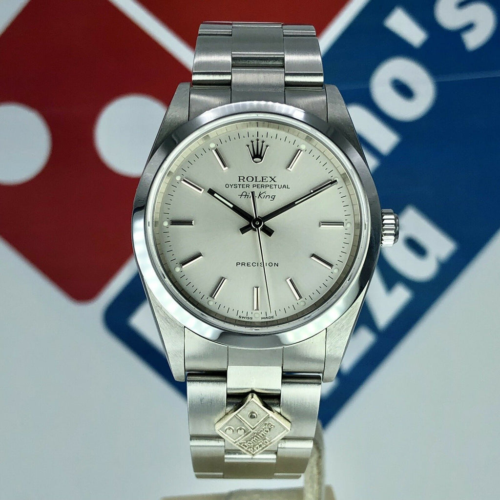 2003 Rolex Air-King 14000 M Domino’s Pizza Unpolished