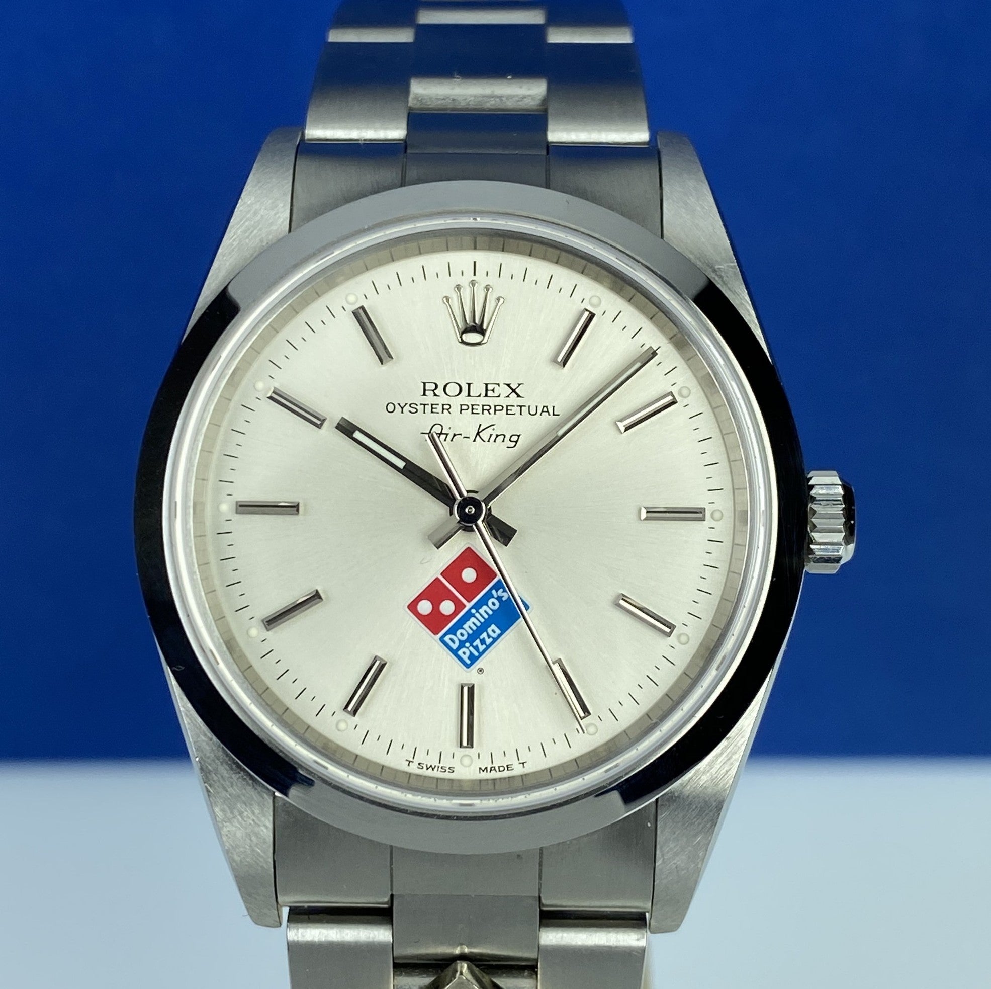 2003 Vintage Rolex Air-King 14000 M Domino’s Pizza Dial Unpolished
