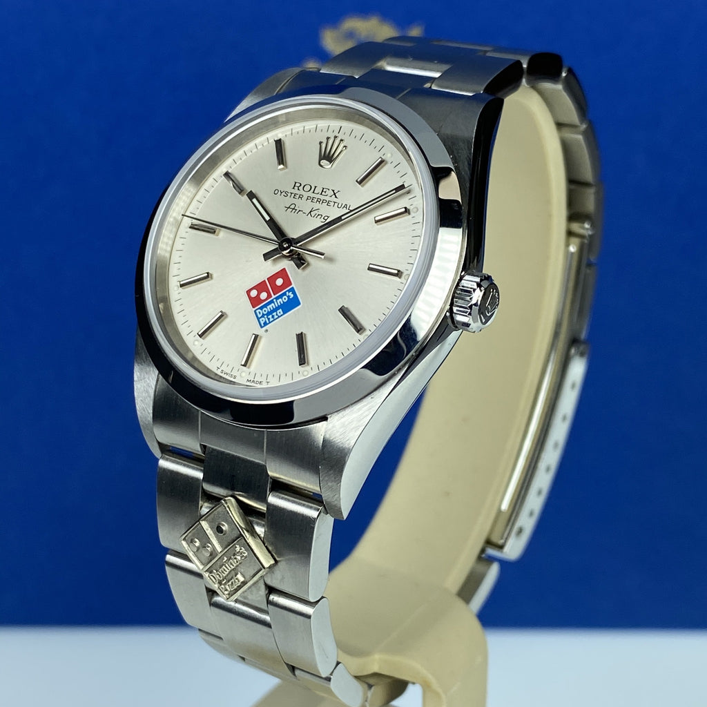 2003 Vintage Rolex Air-King 14000 M Domino’s Pizza Dial Unpolished