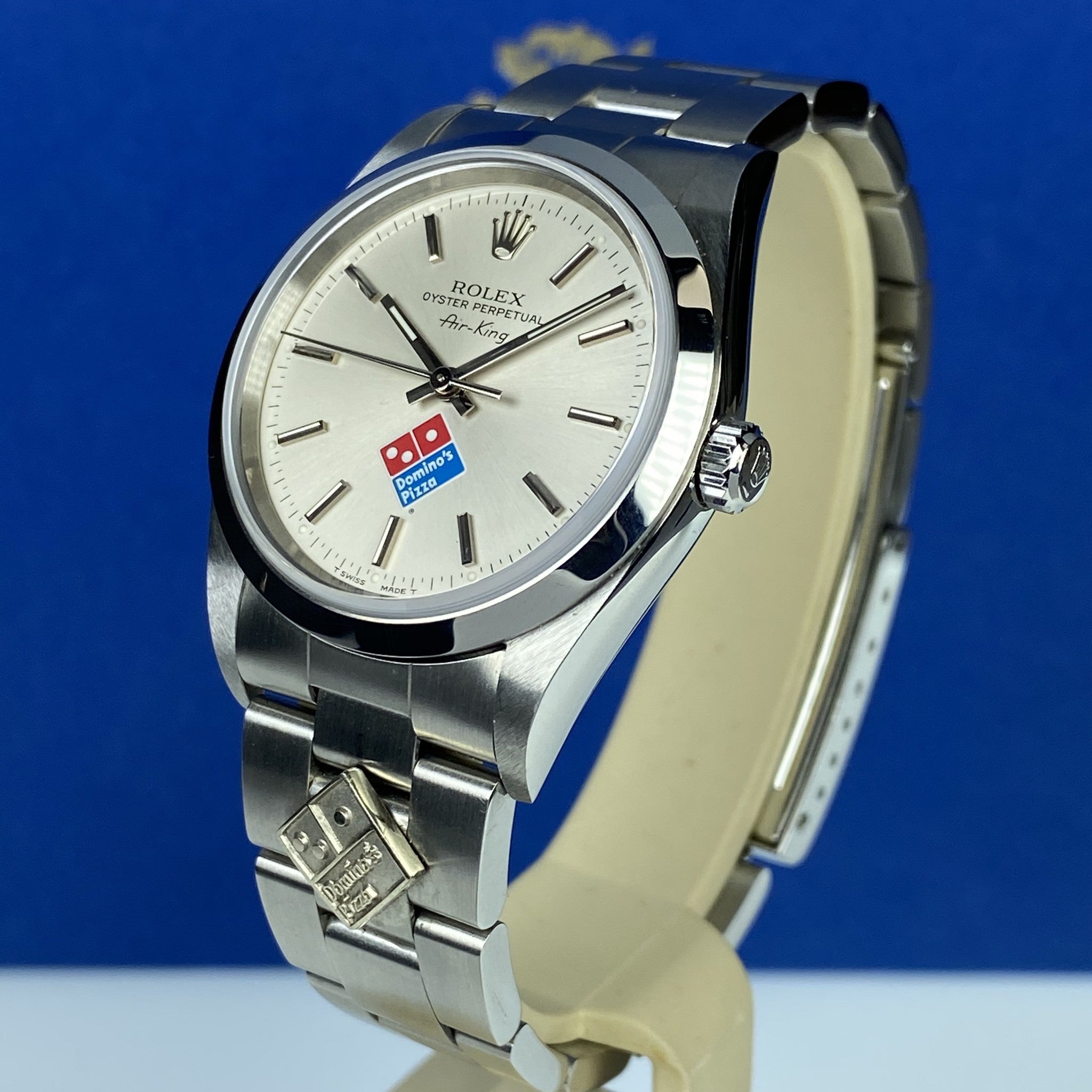 2003 Vintage Rolex Air-King 14000 M Domino’s Pizza Dial Unpolished