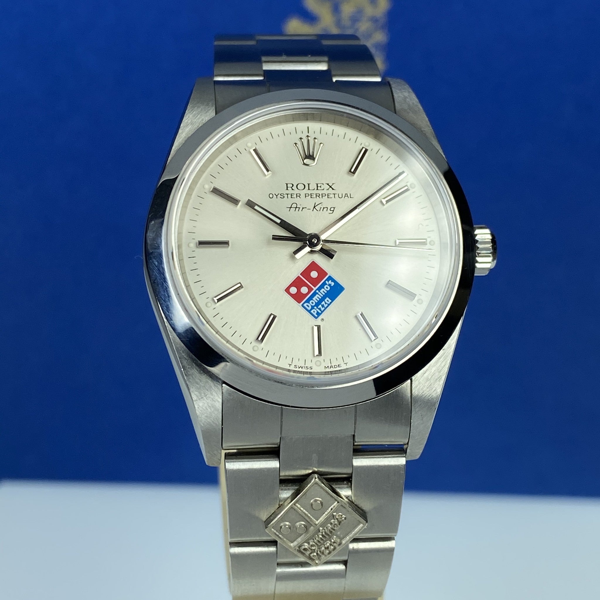2003 Vintage Rolex Air-King 14000 M Domino’s Pizza Dial Unpolished