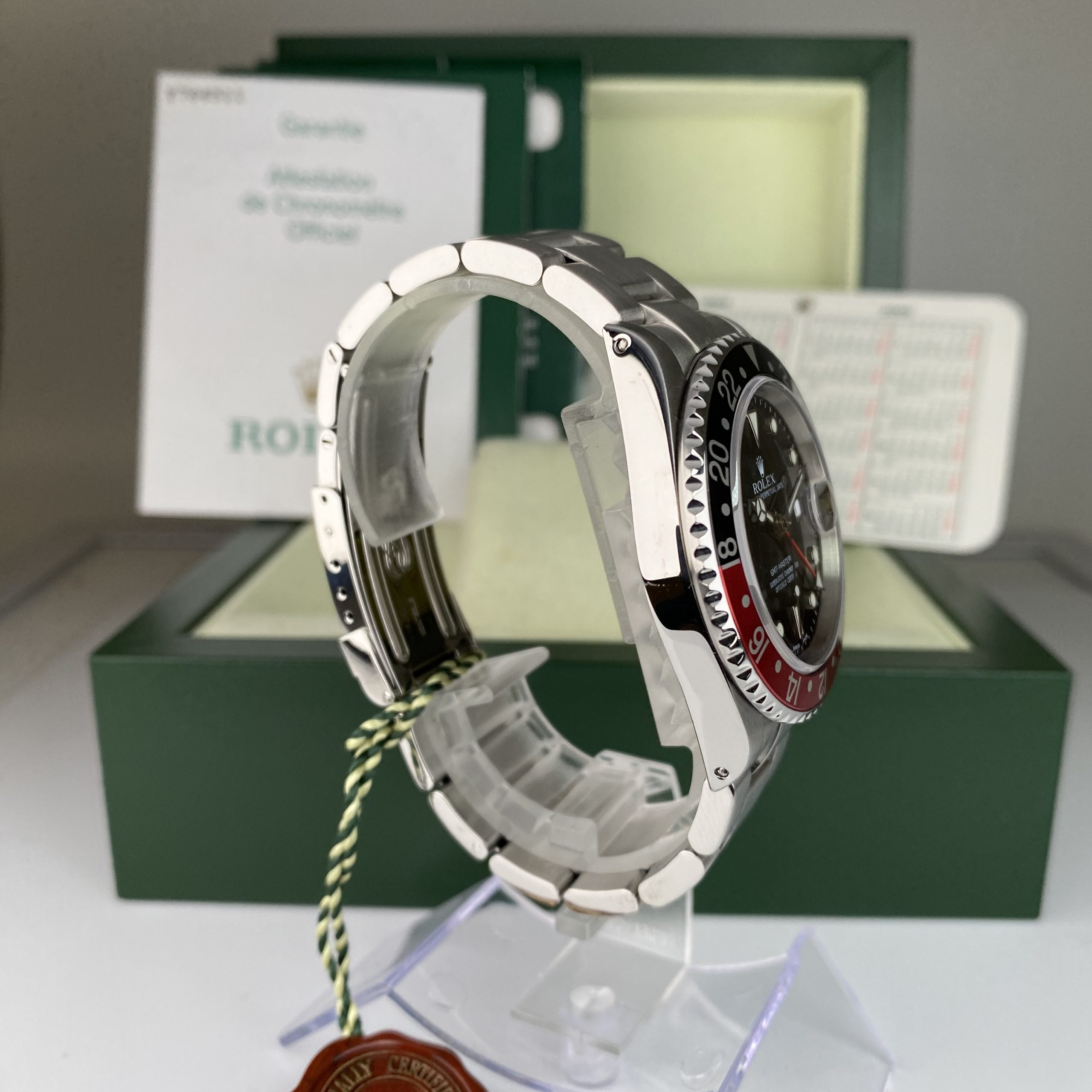 2003 Rolex GMT-Master II 16710 Black & Red Coke with Box & Papers