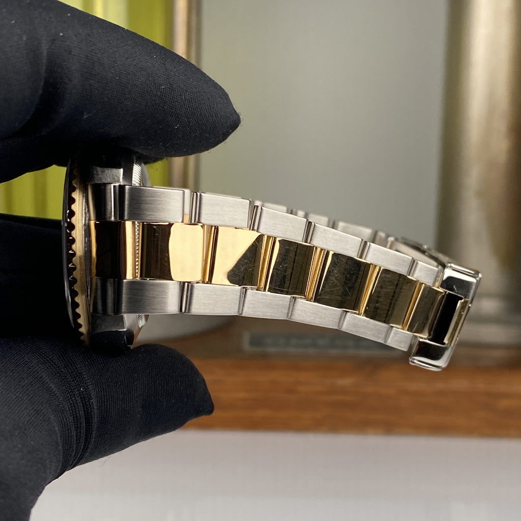 2003 Rolex Submariner 16613 Steel & 18k 2 tone Gold Factory Blue Dial