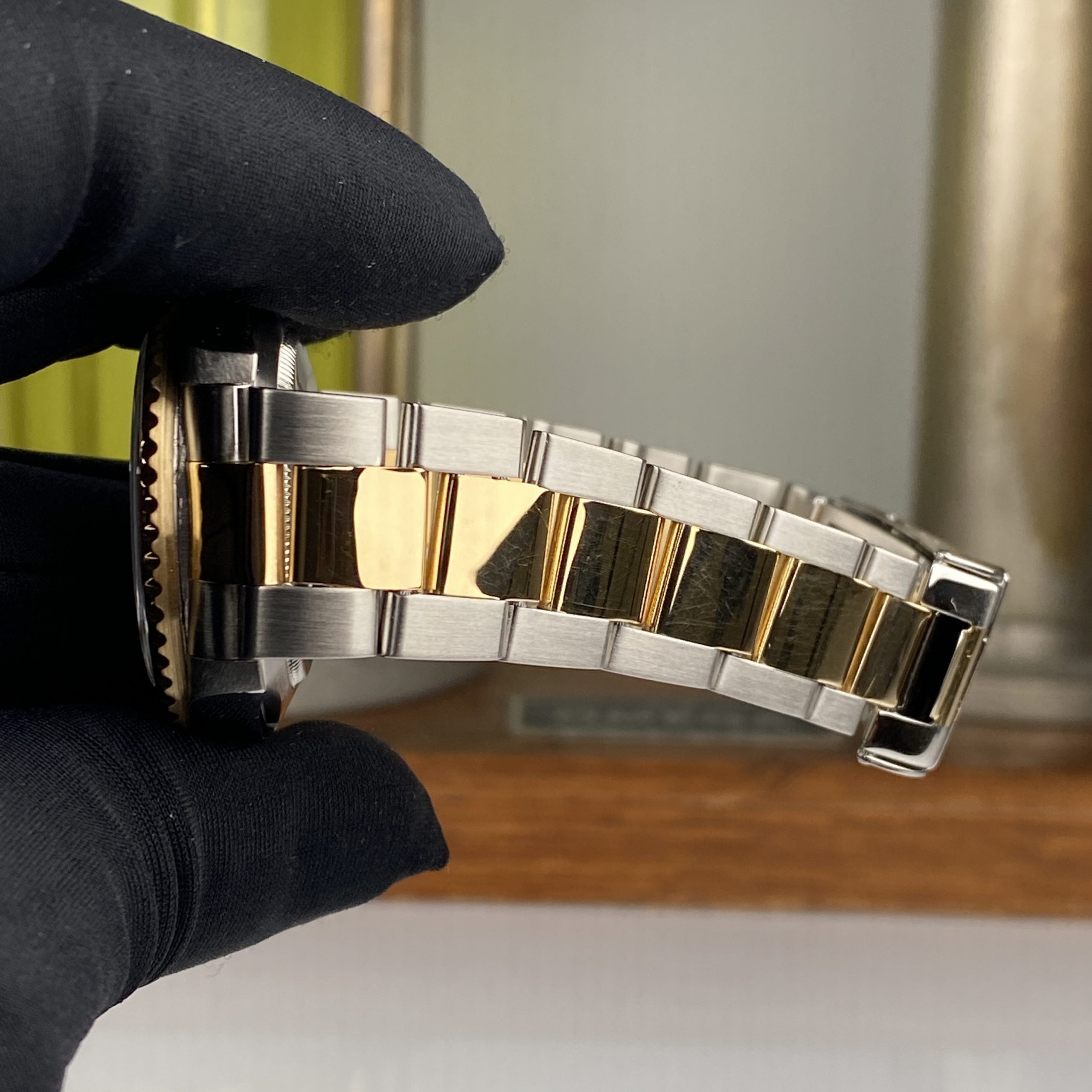 2003 Rolex Submariner 16613 Steel & 18k 2 tone Gold Factory Blue Dial