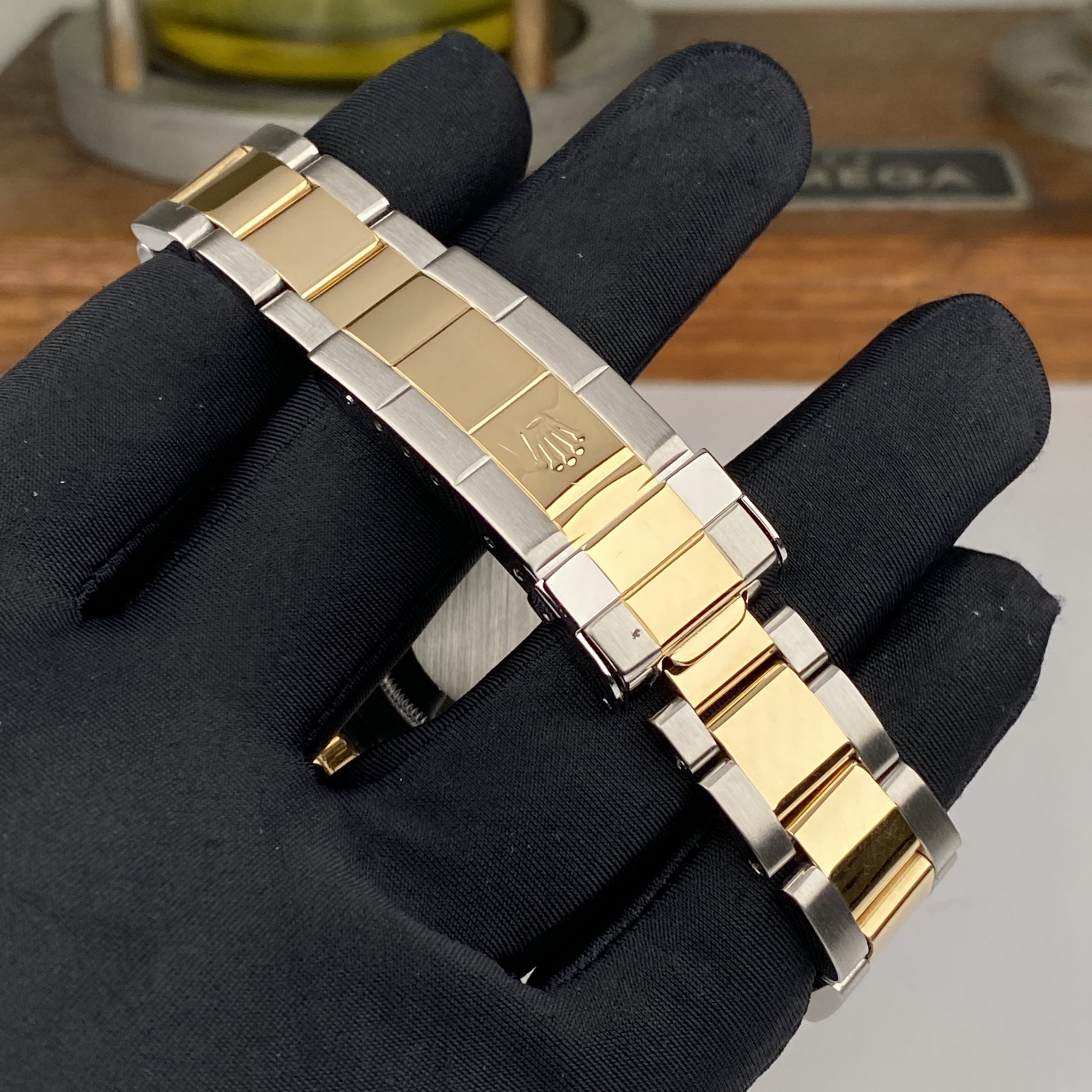 2003 Rolex Submariner 16613 Steel & 18k 2 tone Gold Factory Blue Dial
