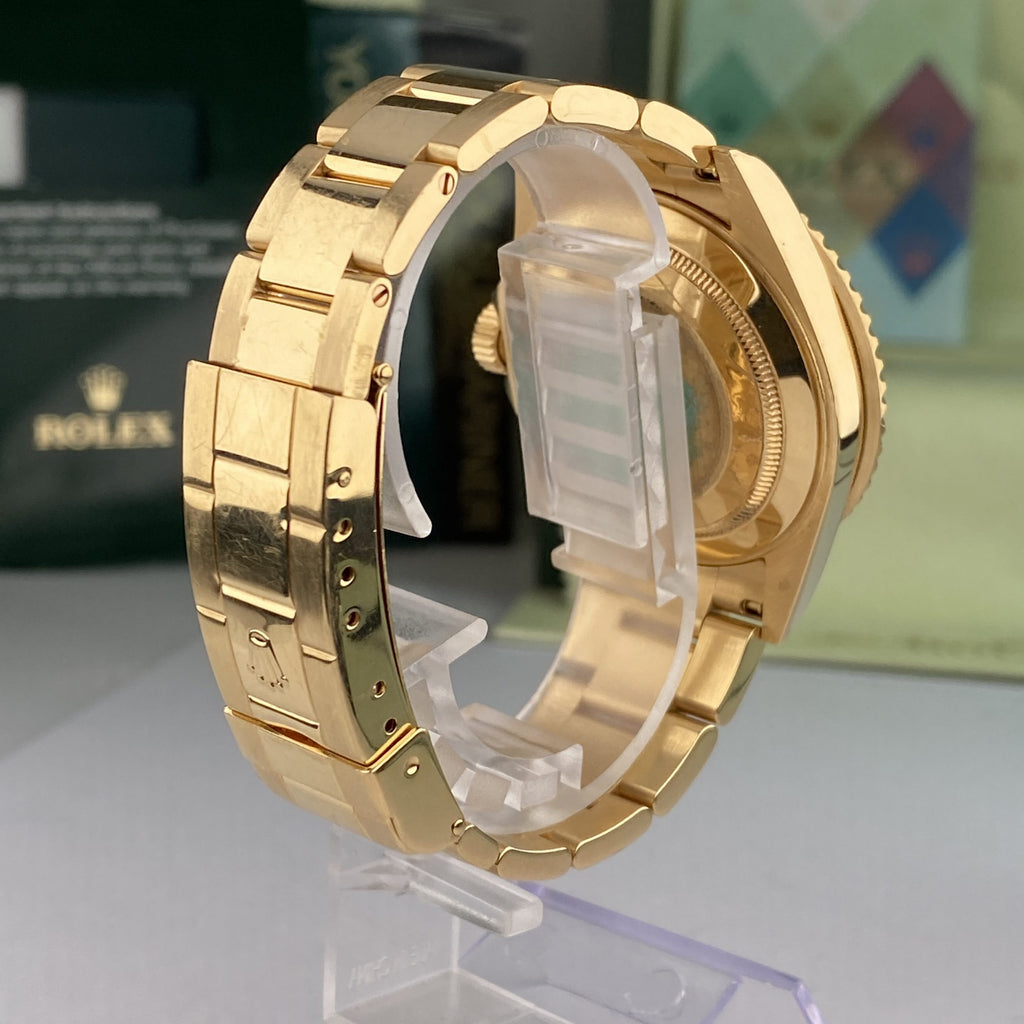 2003 Rolex Submariner 16618 Unpolished Factory Diamond Serti Dial with Box & Papers Complete