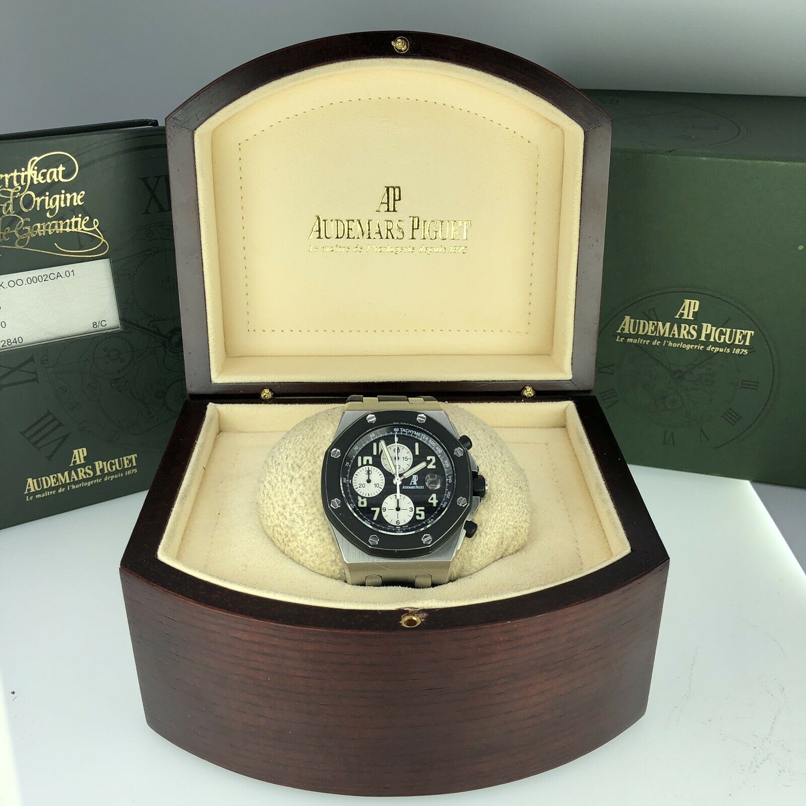2003 Audemars Piguet Royal Oak Offshore Rubber 25940SK.OO.D002CA.01 Box & Papers