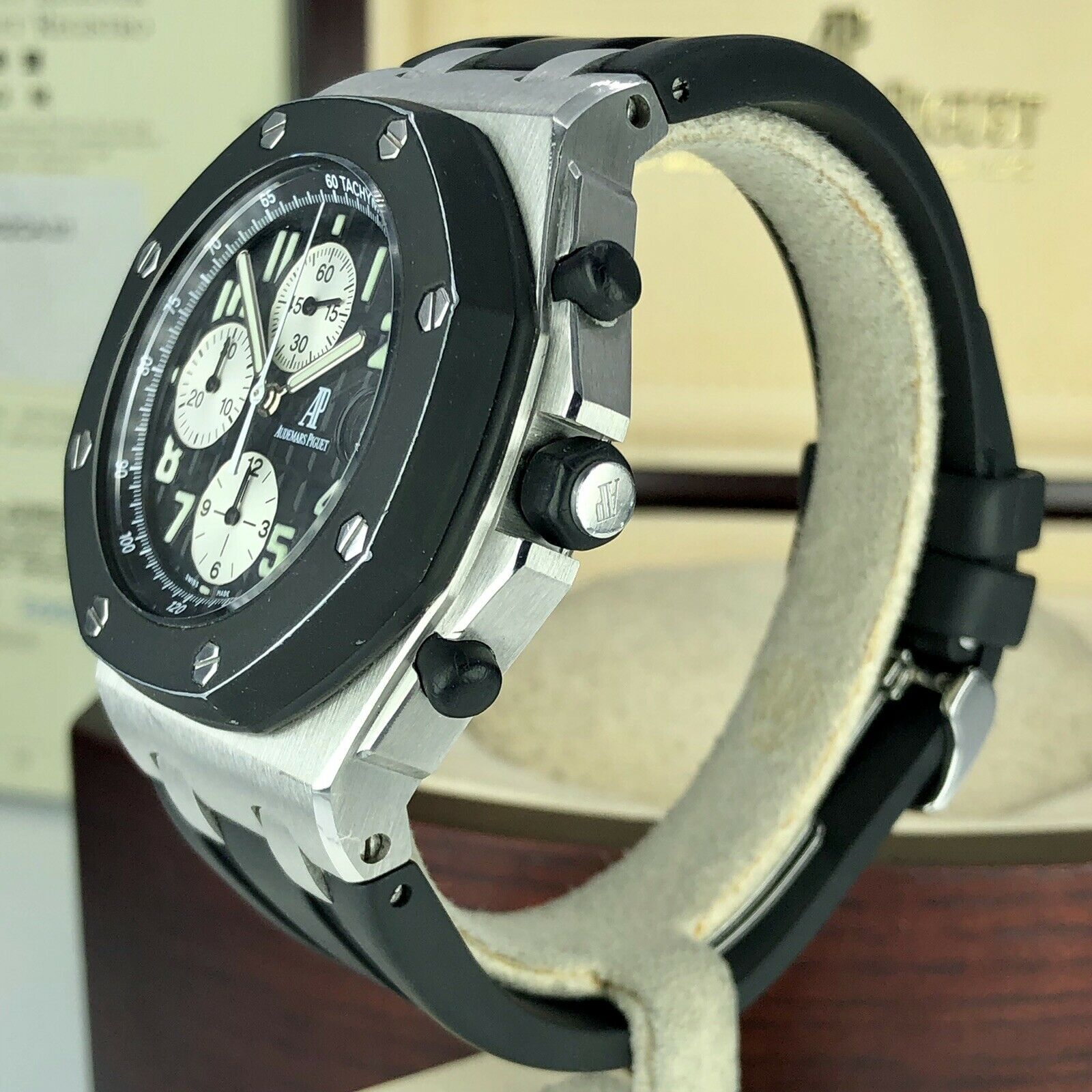 2003 Audemars Piguet Royal Oak Offshore Rubber 25940SK.OO.D002CA.01 Box & Papers