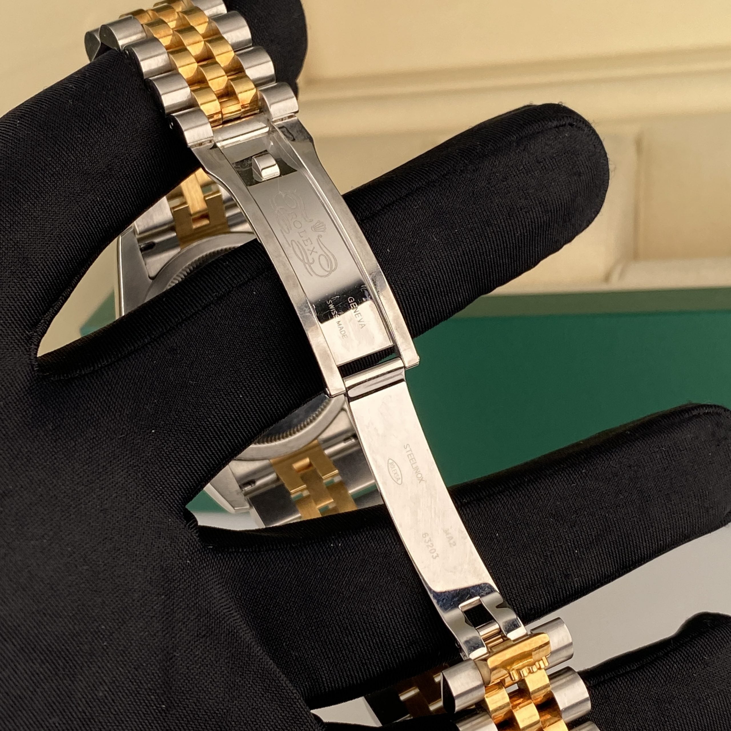 2004 Rolex Datejust 116233 Steel & Gold 36mm Factory Diamond Dial