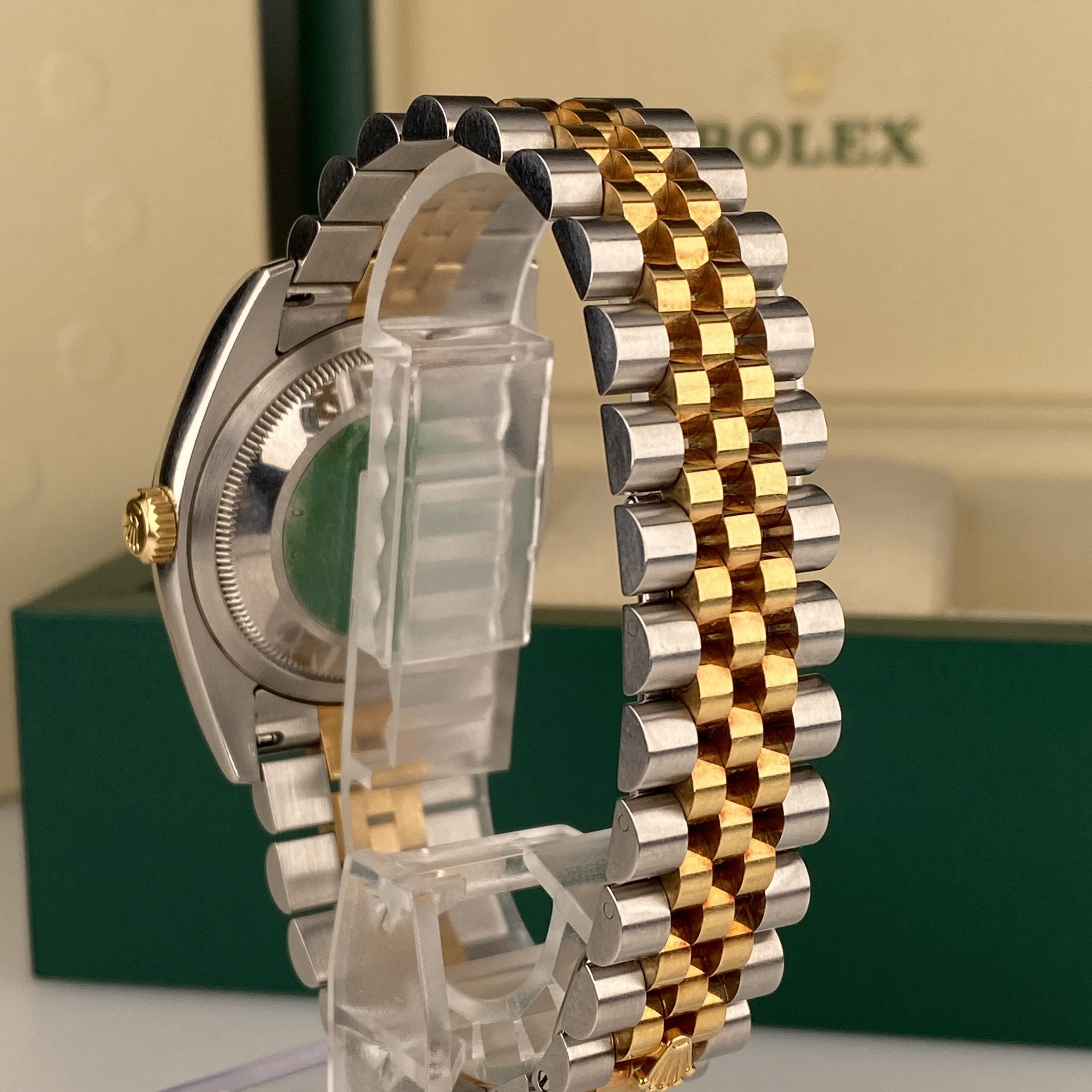 2004 Rolex Datejust 116233 Steel & Gold 36mm Factory Diamond Dial