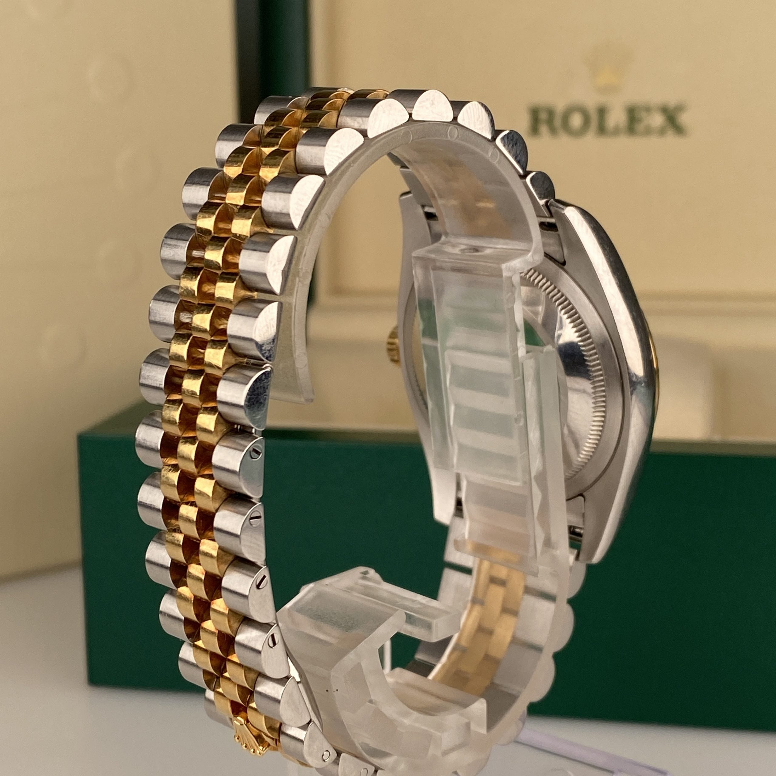 2004 Rolex Datejust 116233 Steel & Gold 36mm Factory Diamond Dial