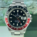 2004 Rolex GMT Master II 16710 Coke F serial No Holes With Box