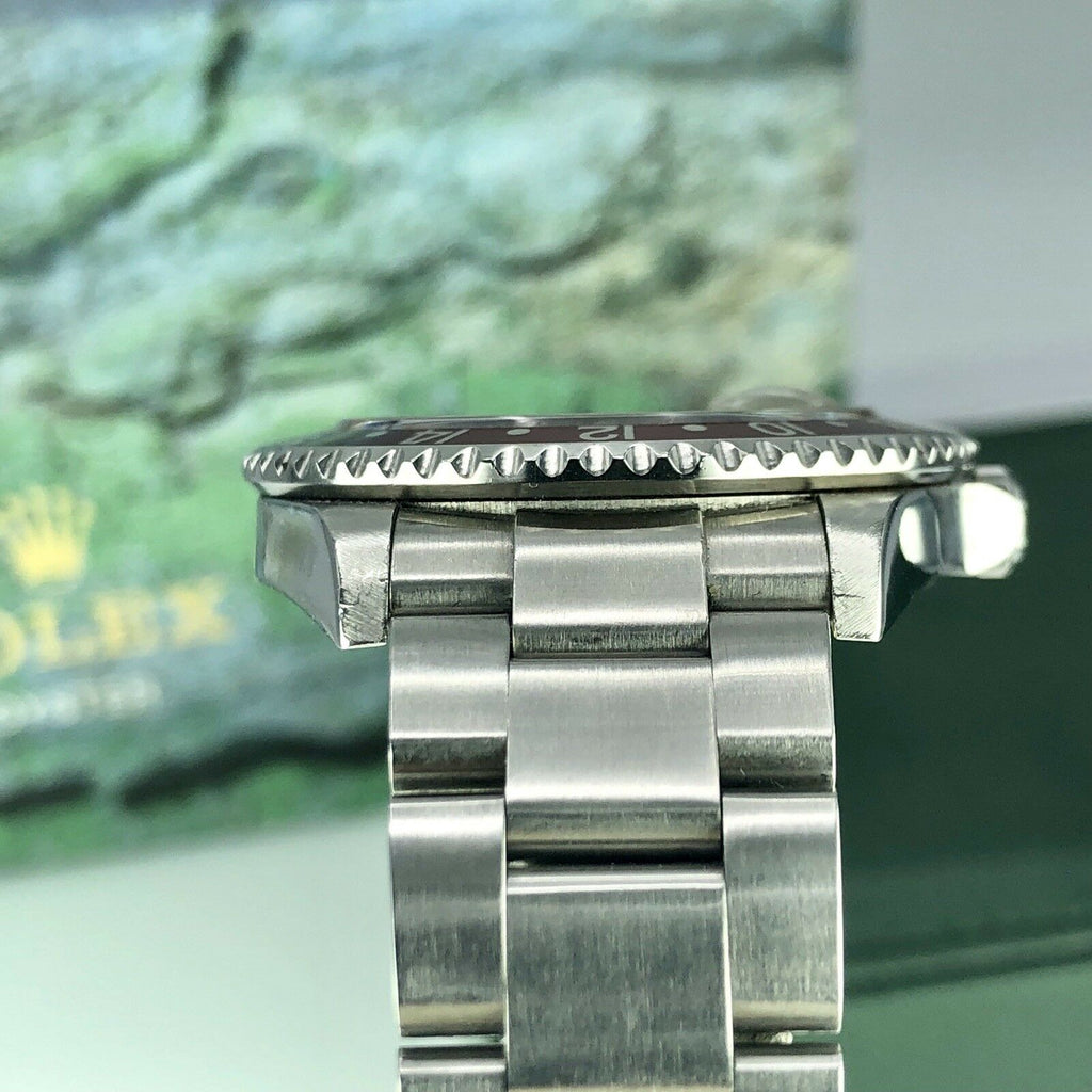 2004 Rolex GMT Master II 16710 Coke F serial No Holes With Box