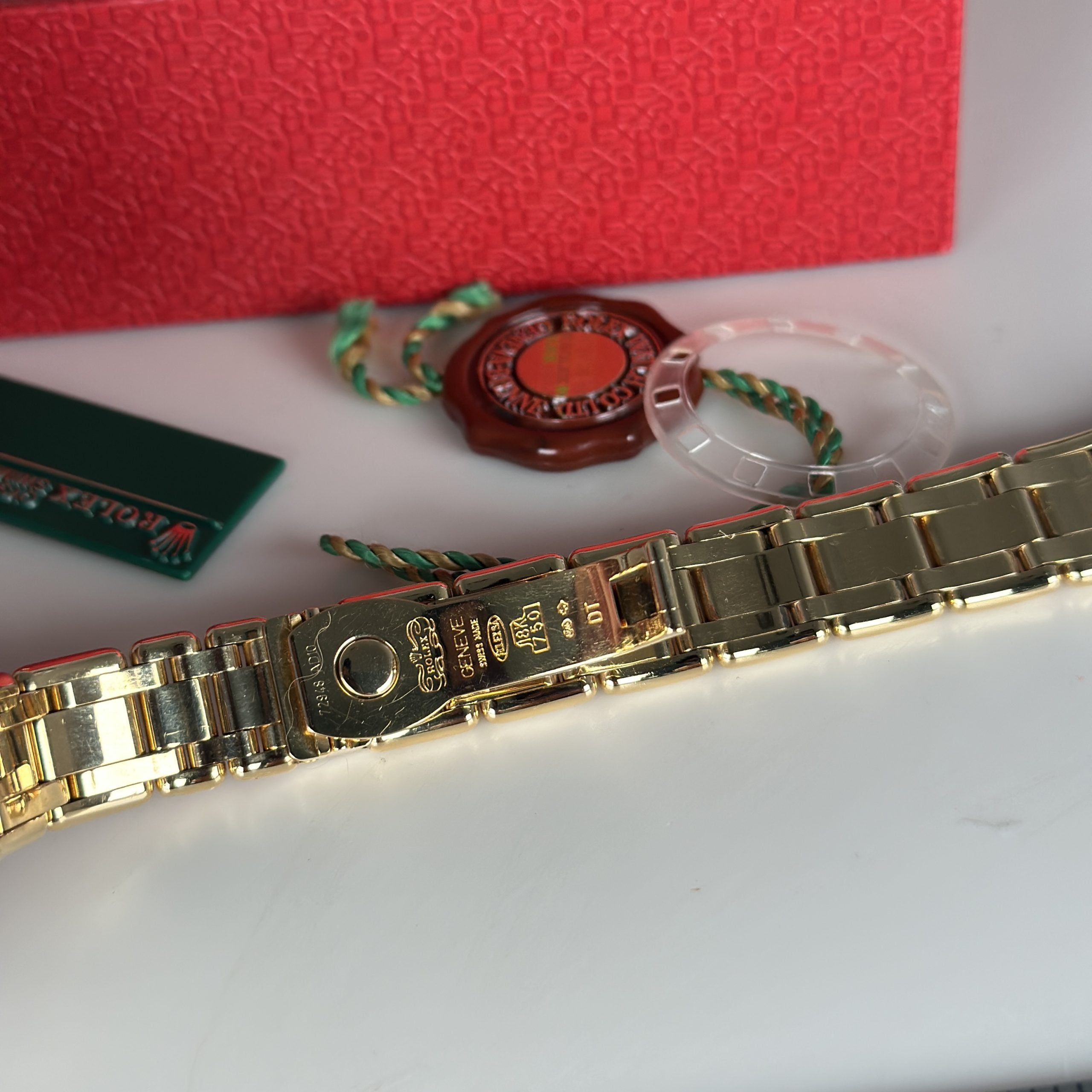 2004 Rolex Masterpiece 80318 Pearlmaster 29mm 18k Yellow Gold Factory Diamond Box and Papers