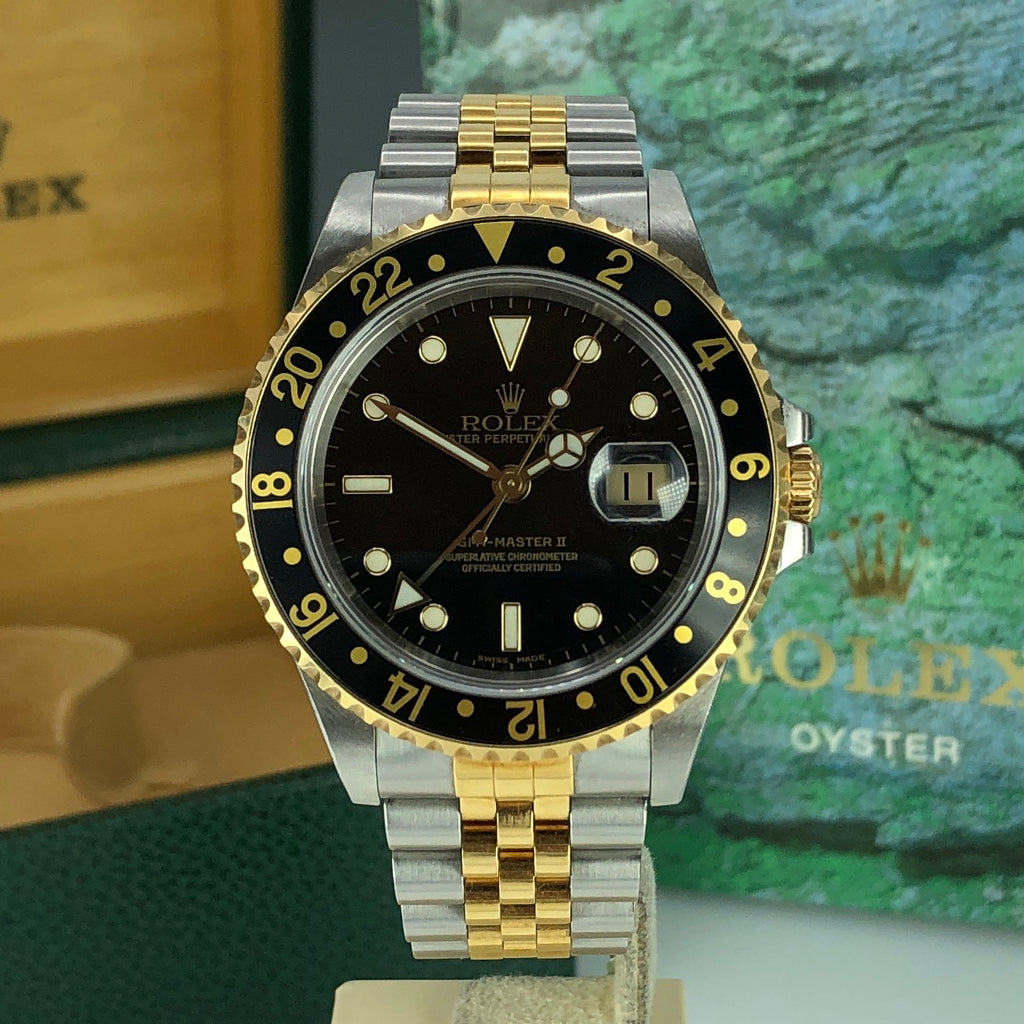 2003 Vintage Rolex 16713 GMT-Master II Unpolished Case in Mint Condition