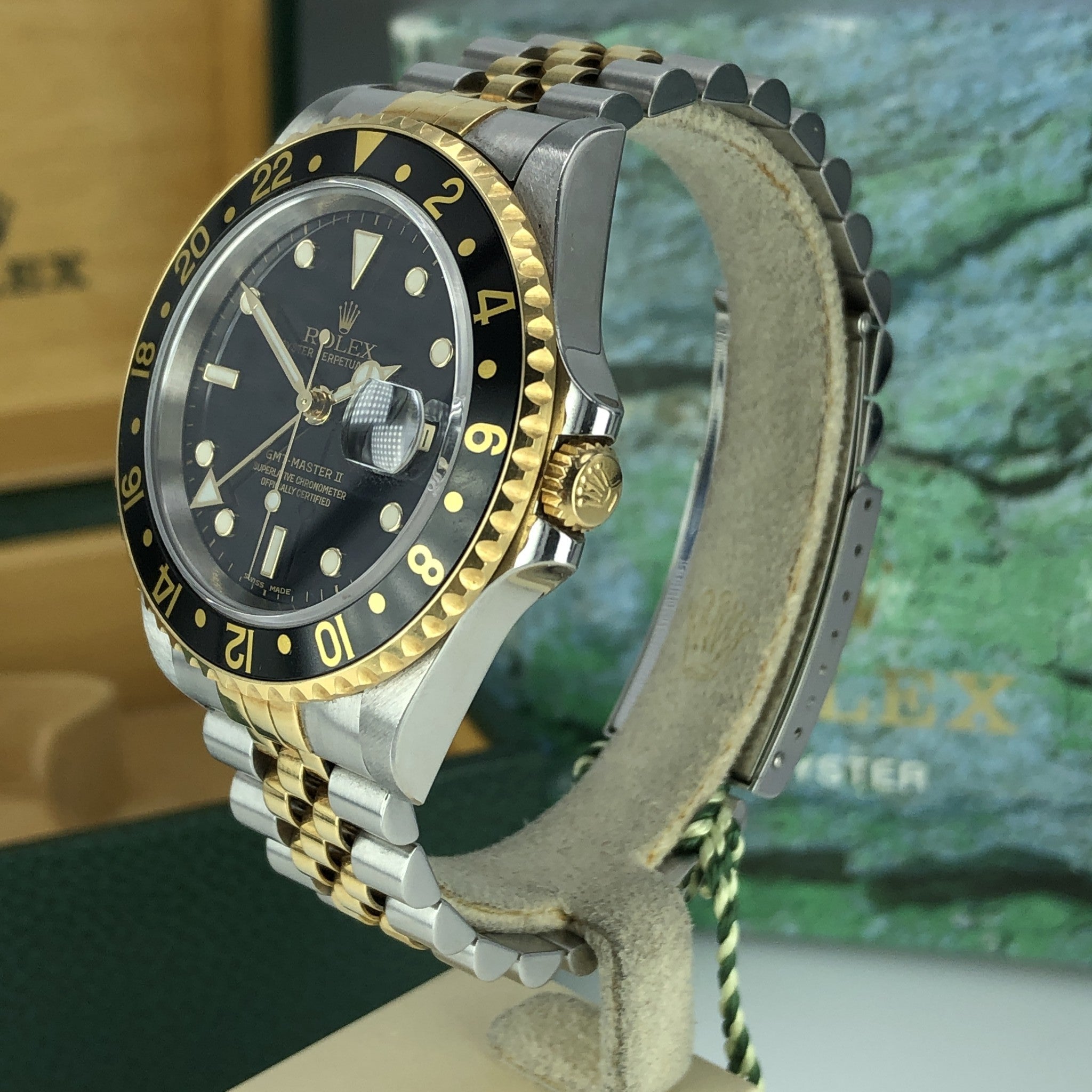 2003 Vintage Rolex 16713 GMT-Master II Unpolished Case in Mint Condition
