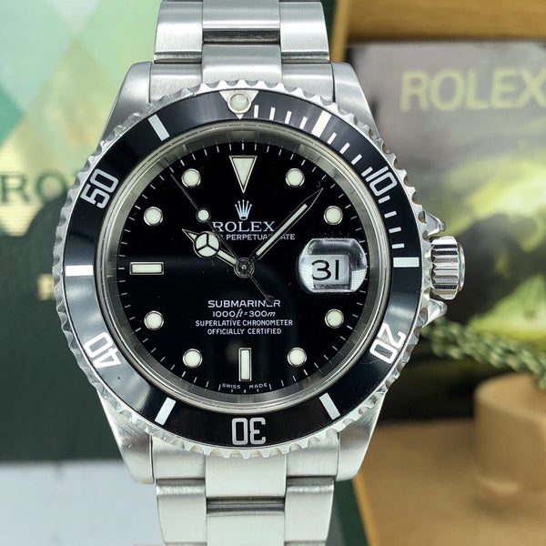2005 Rolex Submariner 16610 D Serial With box Papers Full Set