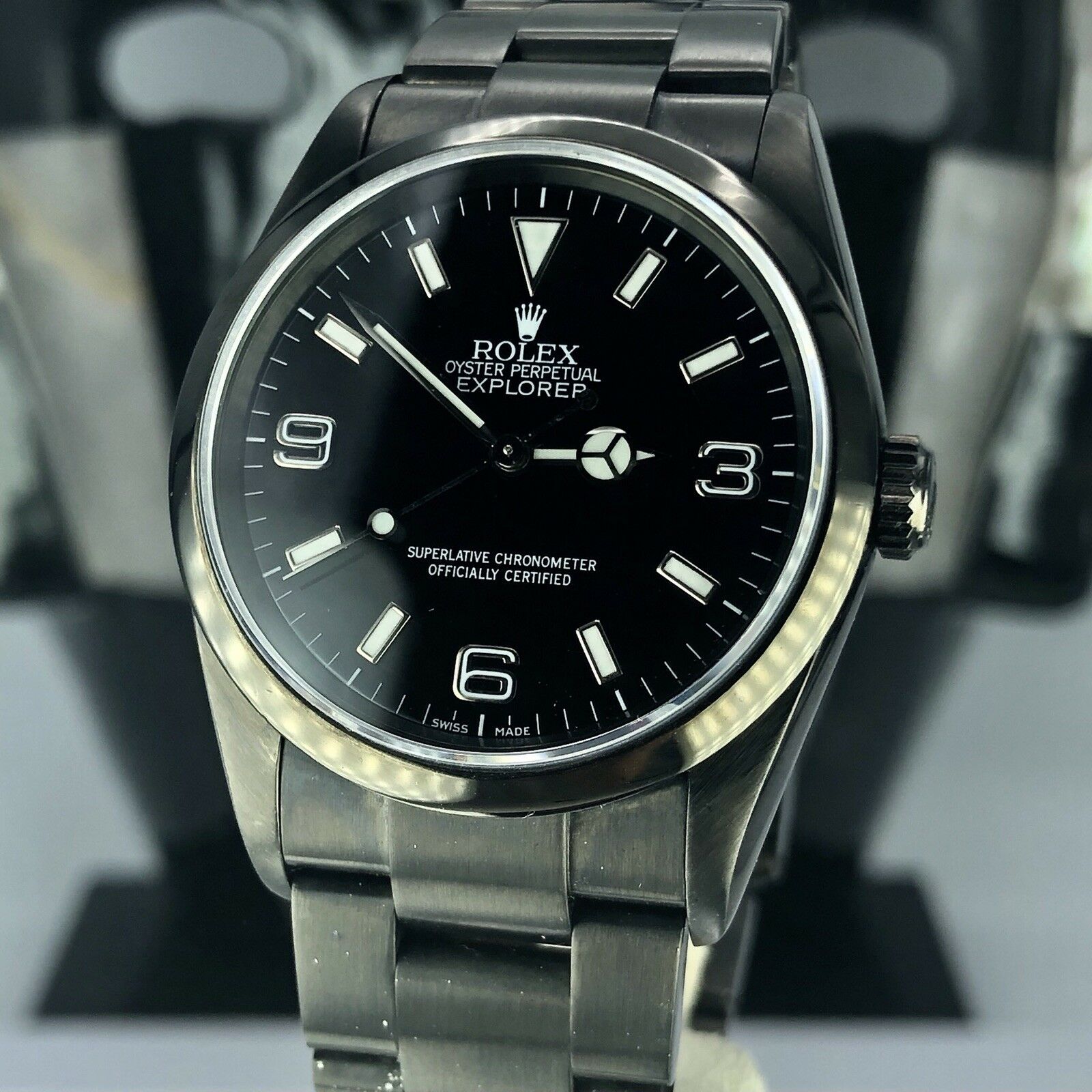 2005 Unique Rolex Explorer 114270 Black PVD / DLC