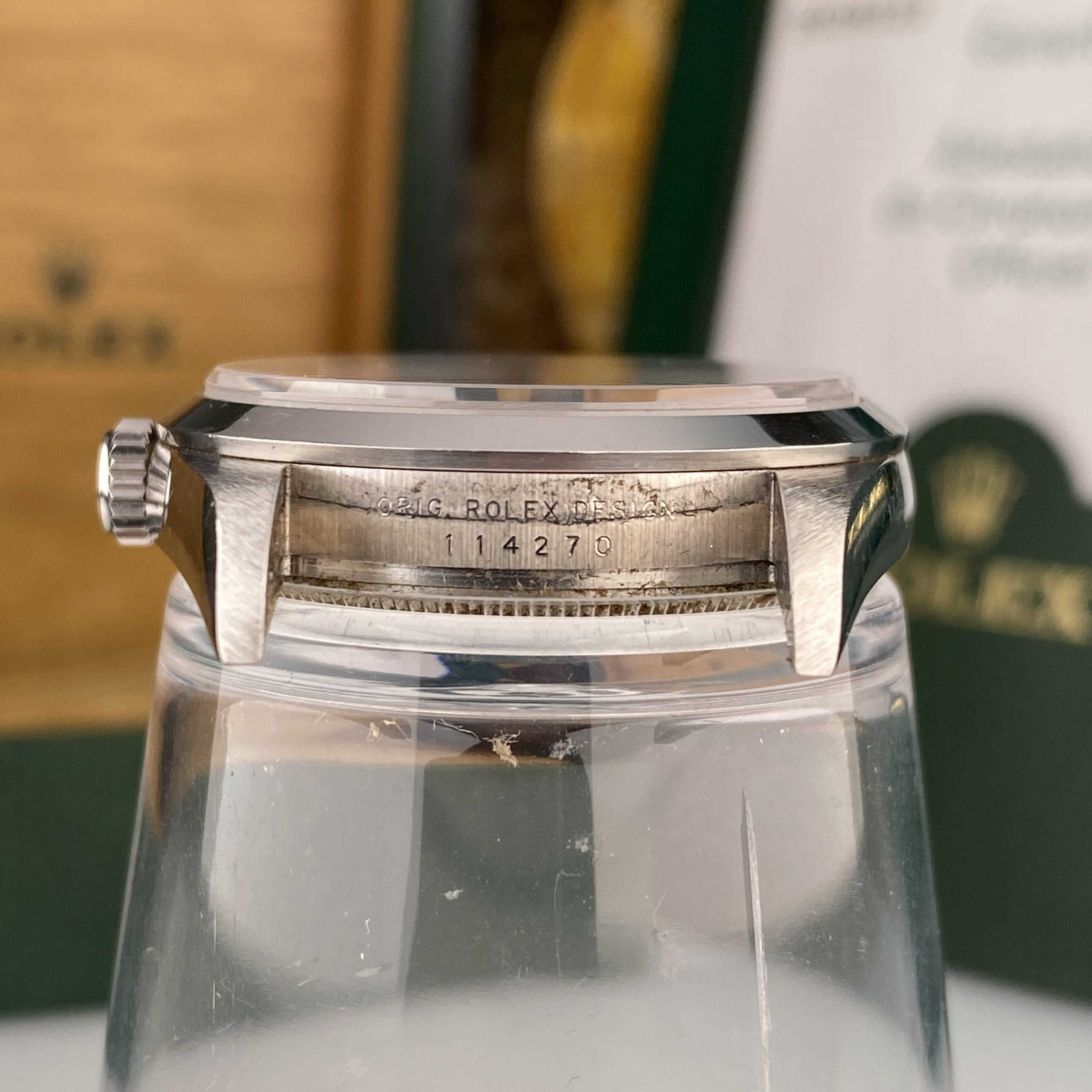 2006 Rolex Explorer 114270 Unpolished Complete Set Box & Papers