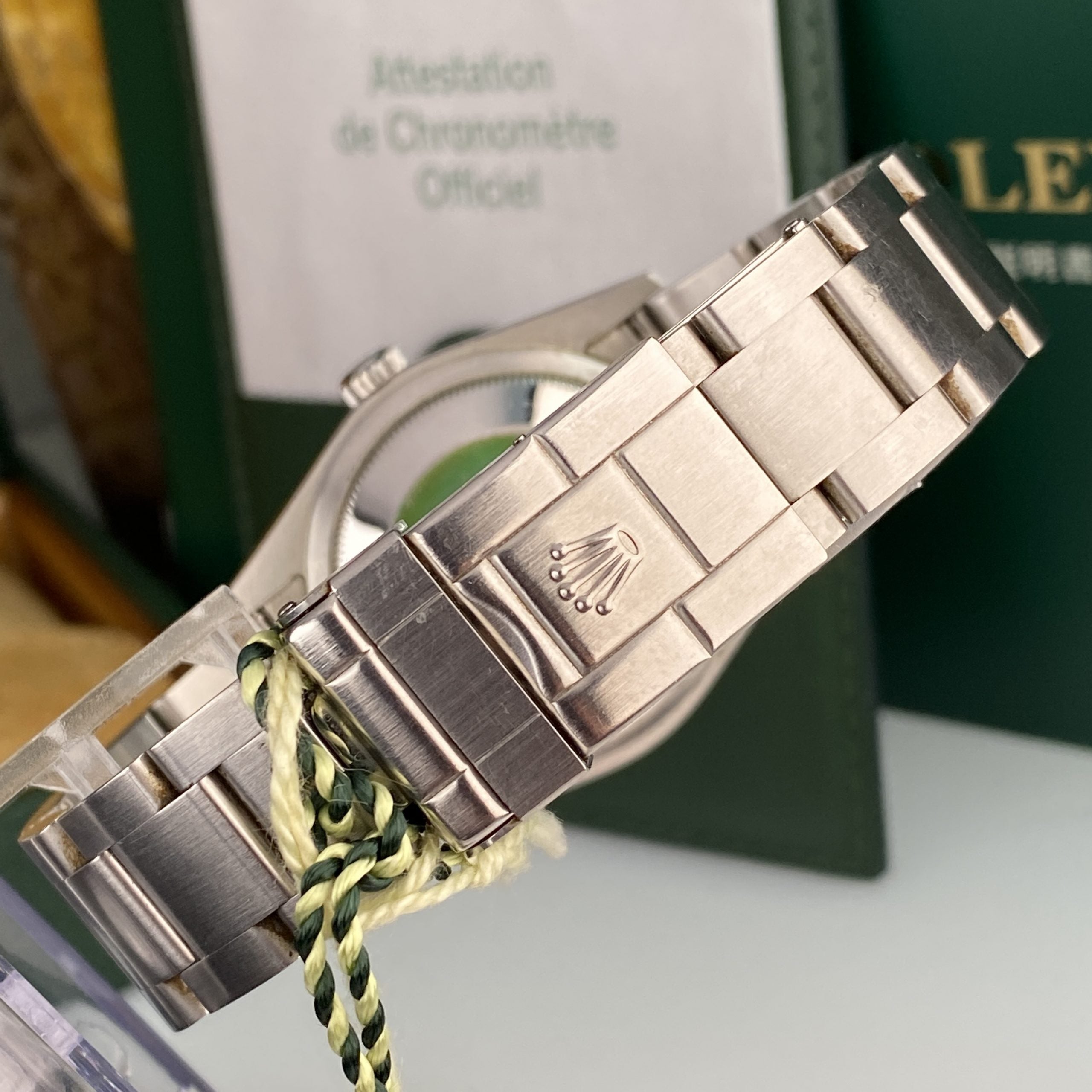 2006 Rolex Explorer 114270 Unpolished Complete Set Box & Papers