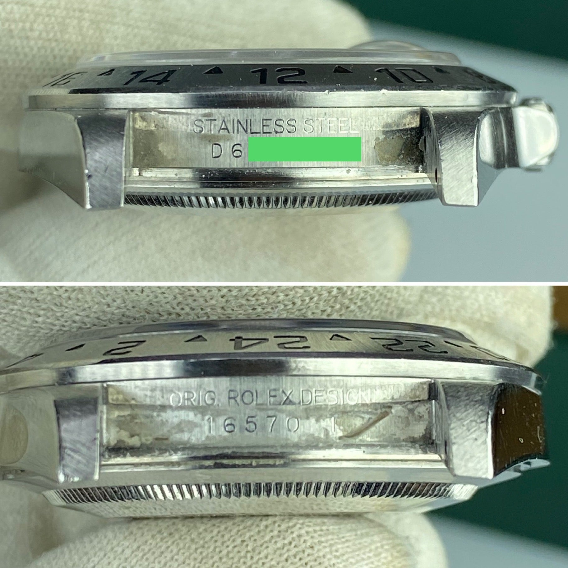 2006 Rolex Explorer II 16570 Full Set Box & Papers Unpolished Collectors set