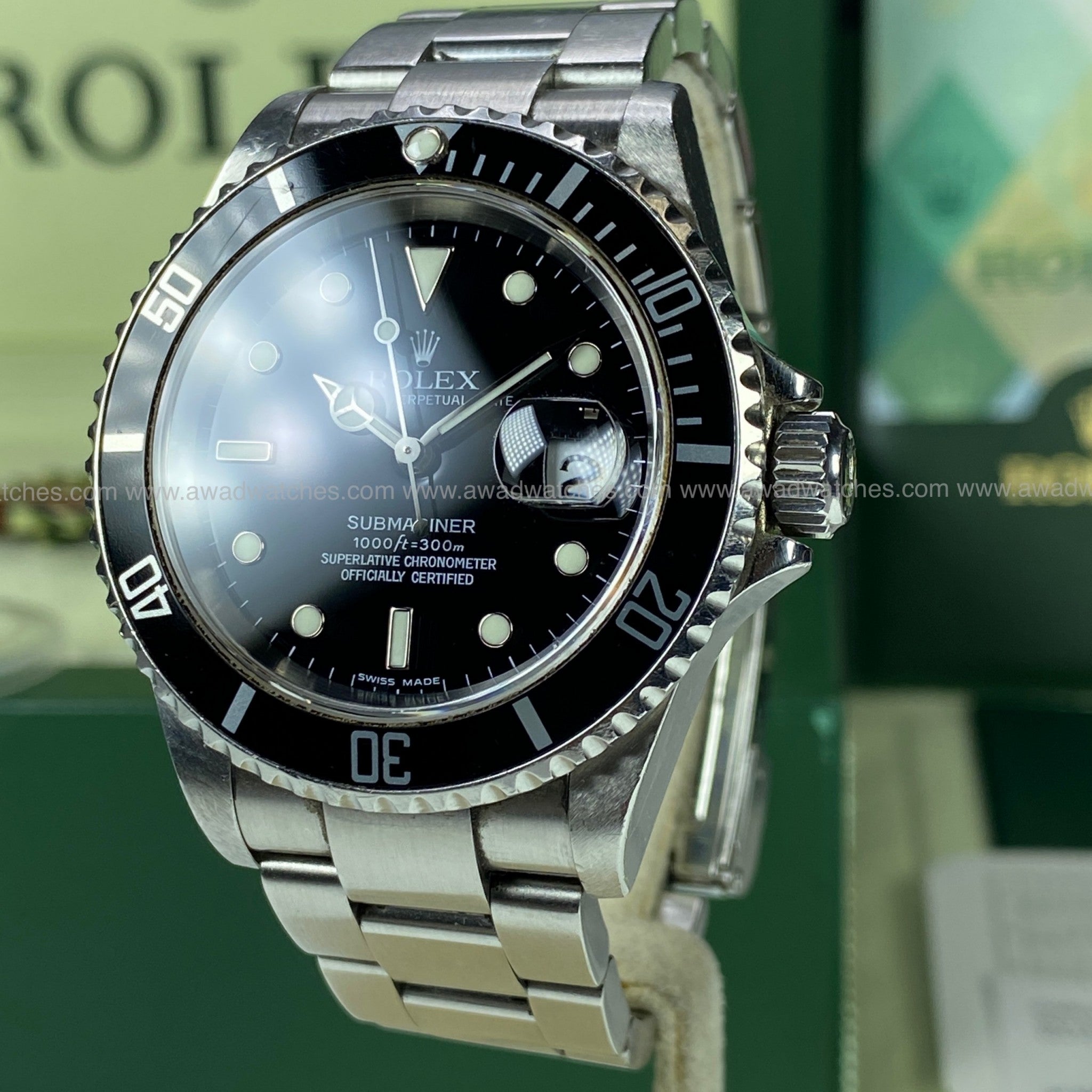 2006 Rolex Award Submariner 16610 St. Thomas Regatta Sailing Race Historical Complete Set Box & Papers