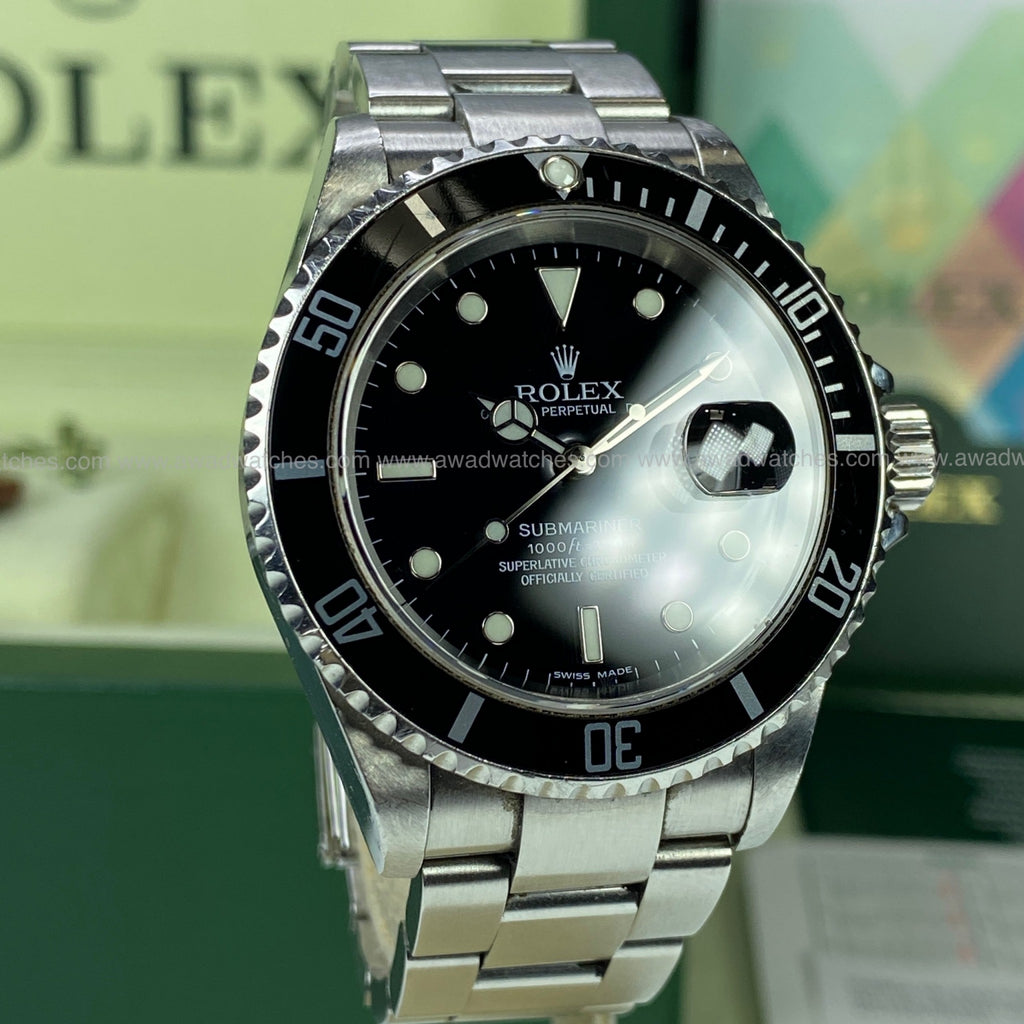 2006 Rolex Award Submariner 16610 St. Thomas Regatta Sailing Race Historical Complete Set Box & Papers
