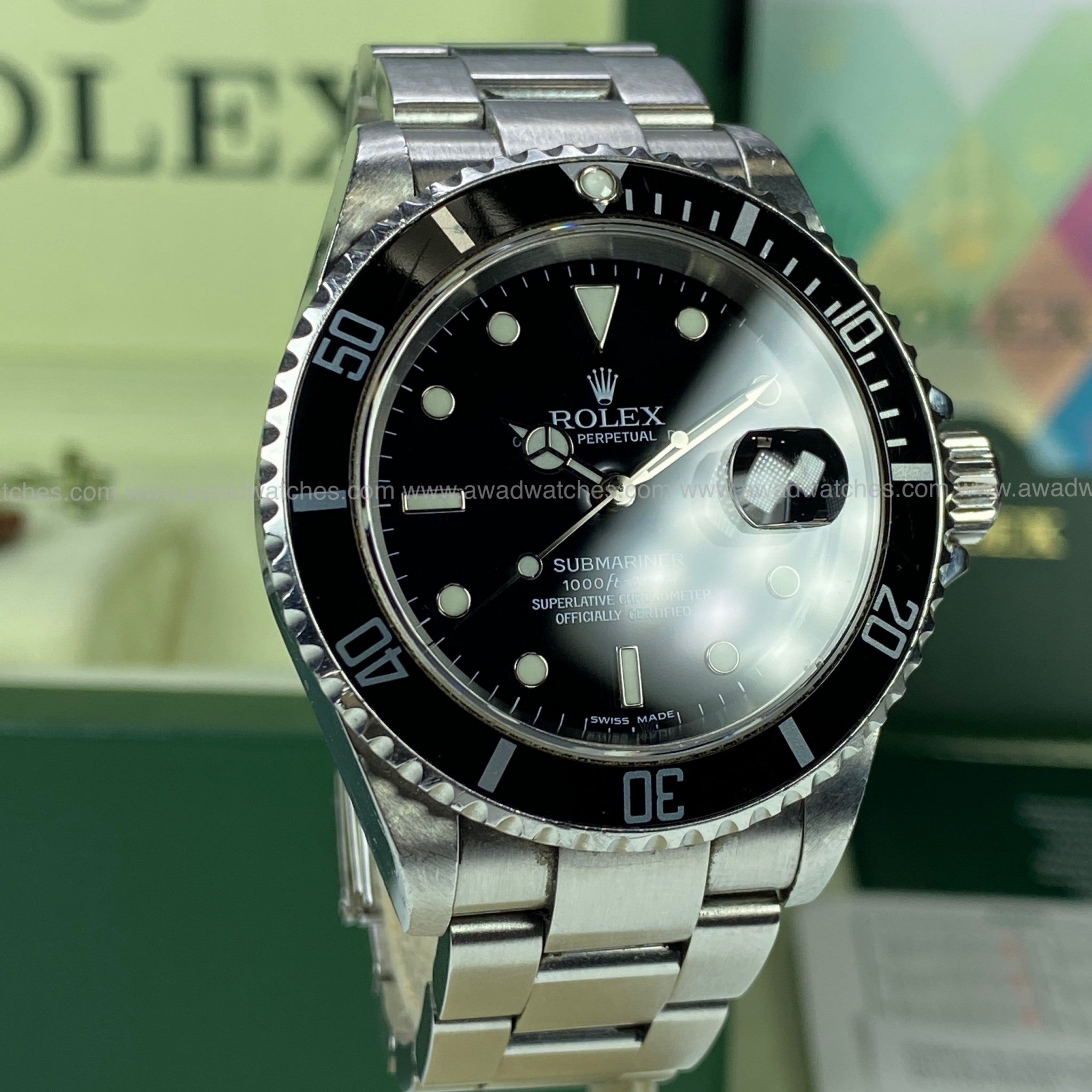 2006 Rolex Award Submariner 16610 St. Thomas Regatta Sailing Race Historical Complete Set Box & Papers