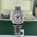 2006 Rolex Datejust 179174 gold and Steel MOP Diamond Dial & Bezel Jubilee 26mm W Box
