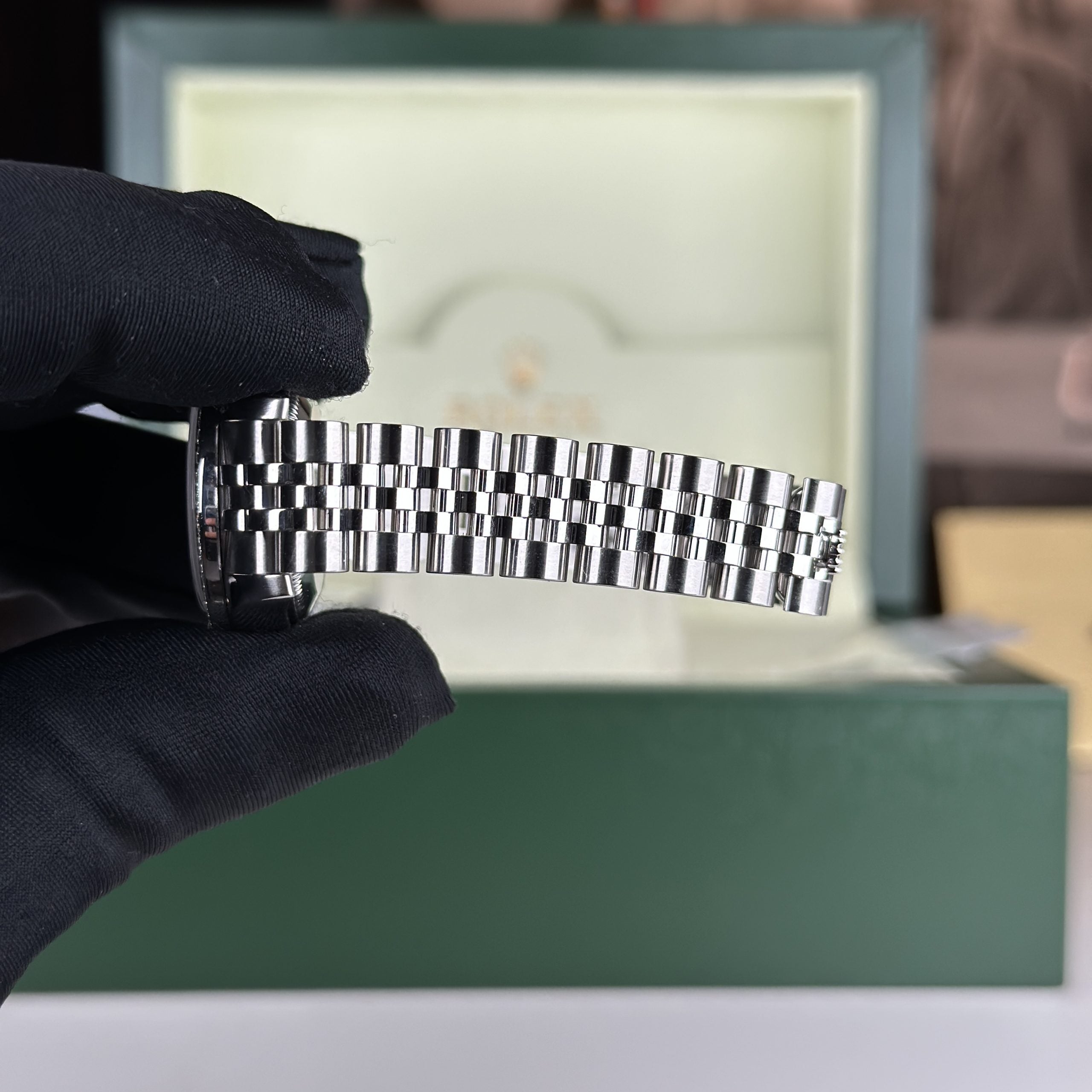 2006 Rolex Datejust 179174 gold and Steel MOP Diamond Dial & Bezel Jubilee 26mm W Box