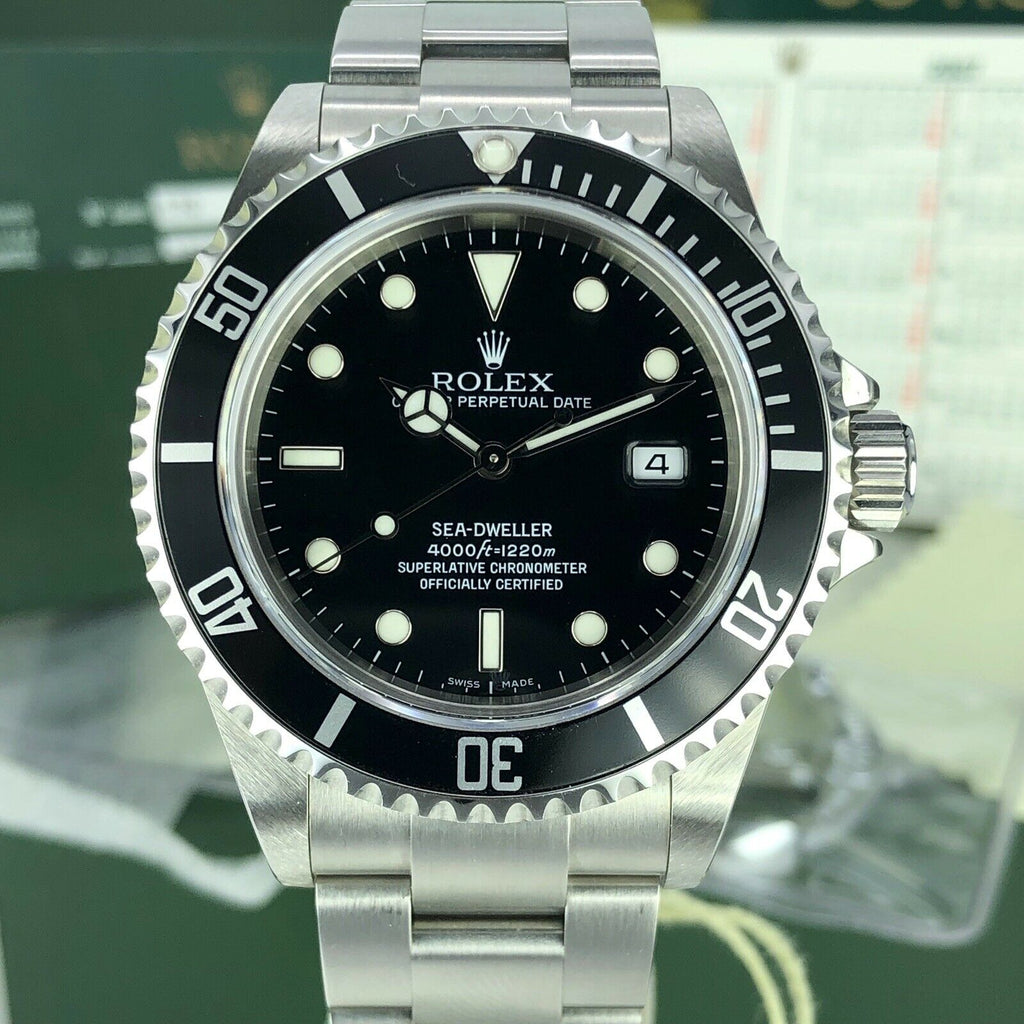 2007 NOS Rolex 16600 Sea-Dweller Full Set Box & Card M Serial