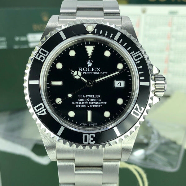 2007 NOS Rolex 16600 Sea-Dweller Full Set Box & Card M Serial
