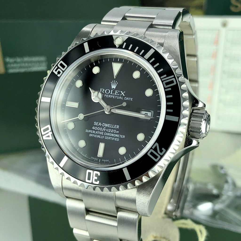 2007 NOS Rolex 16600 Sea-Dweller Full Set Box & Card M Serial