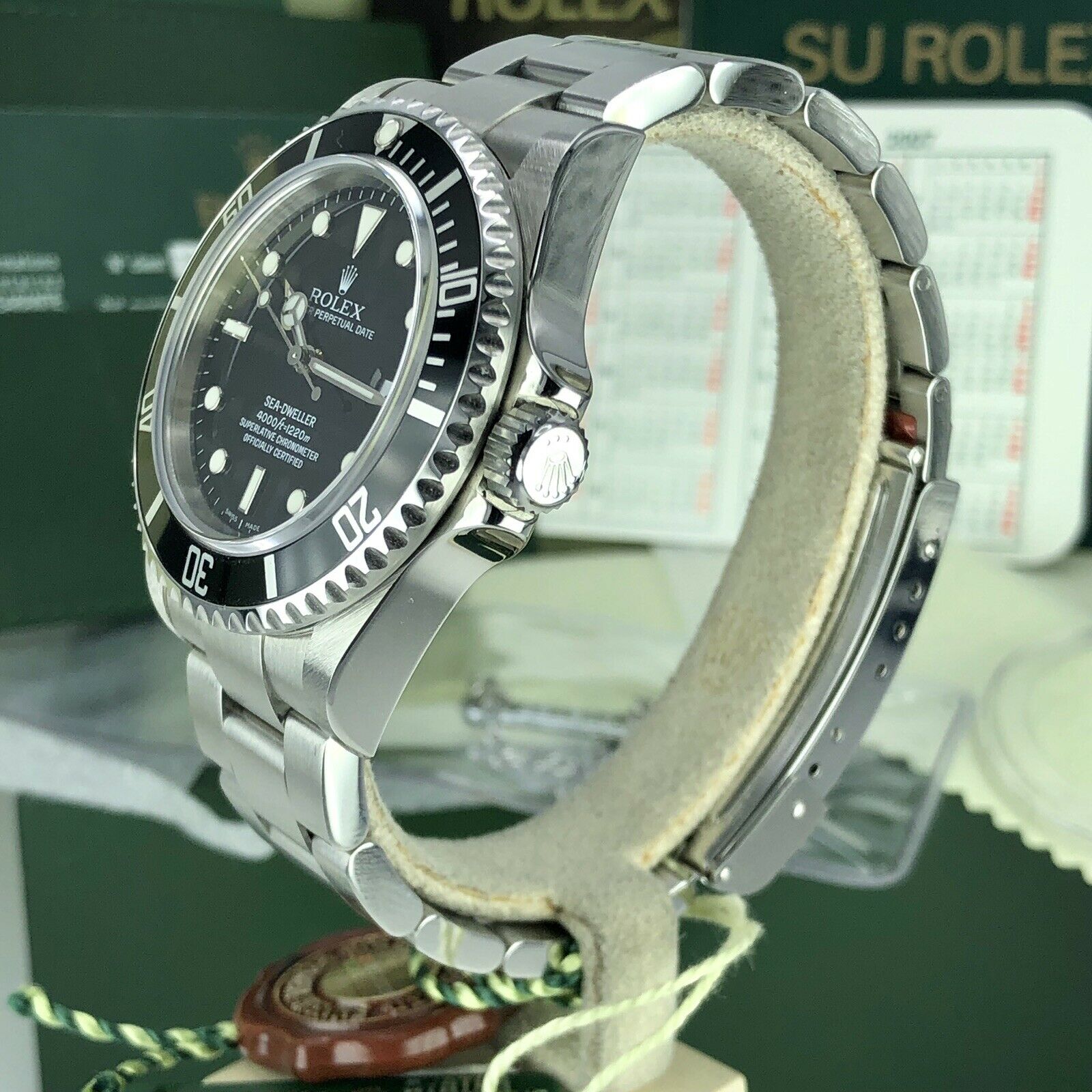 2007 NOS Rolex 16600 Sea-Dweller Full Set Box & Card M Serial