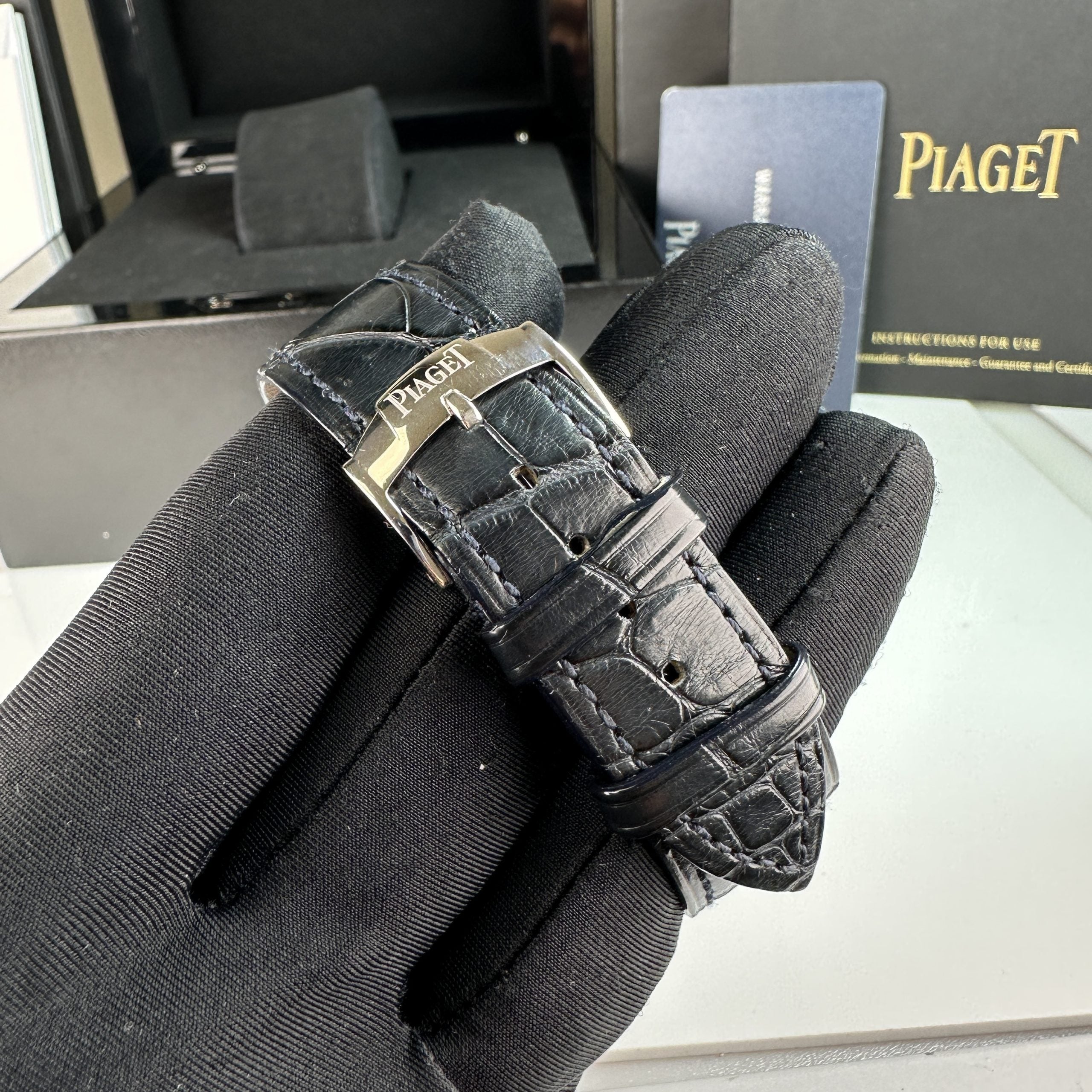 2007 Piaget Altiplano Ultra-Thin Large 38mm Diamond “Limelight Party Collection” Box & Papers