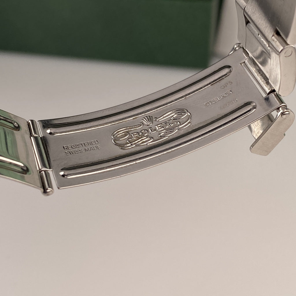 2007 Rolex Explorer 114270 Unpolished Complete Set Box & Papers