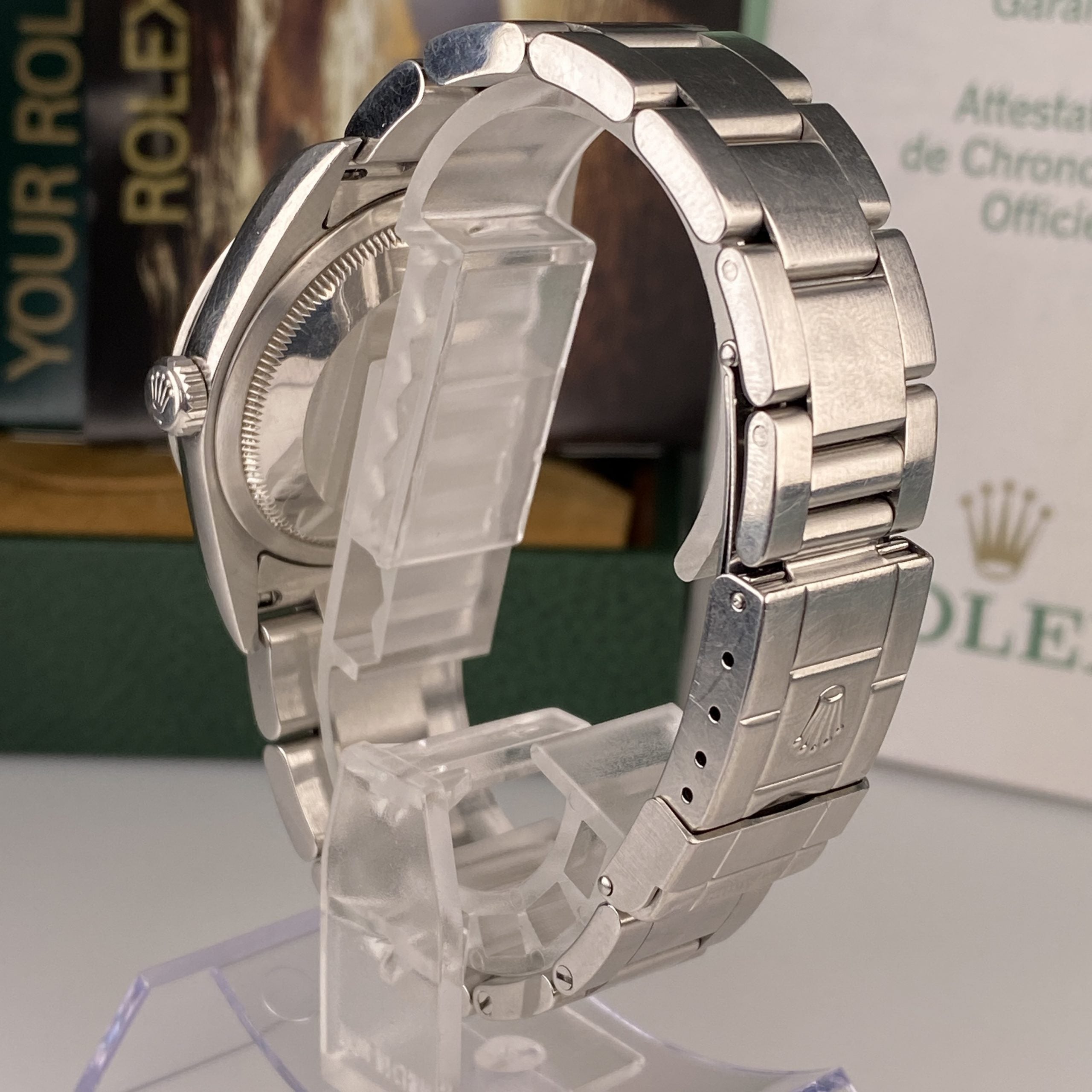 2007 Rolex Explorer 114270 Unpolished Complete Set Box & Papers