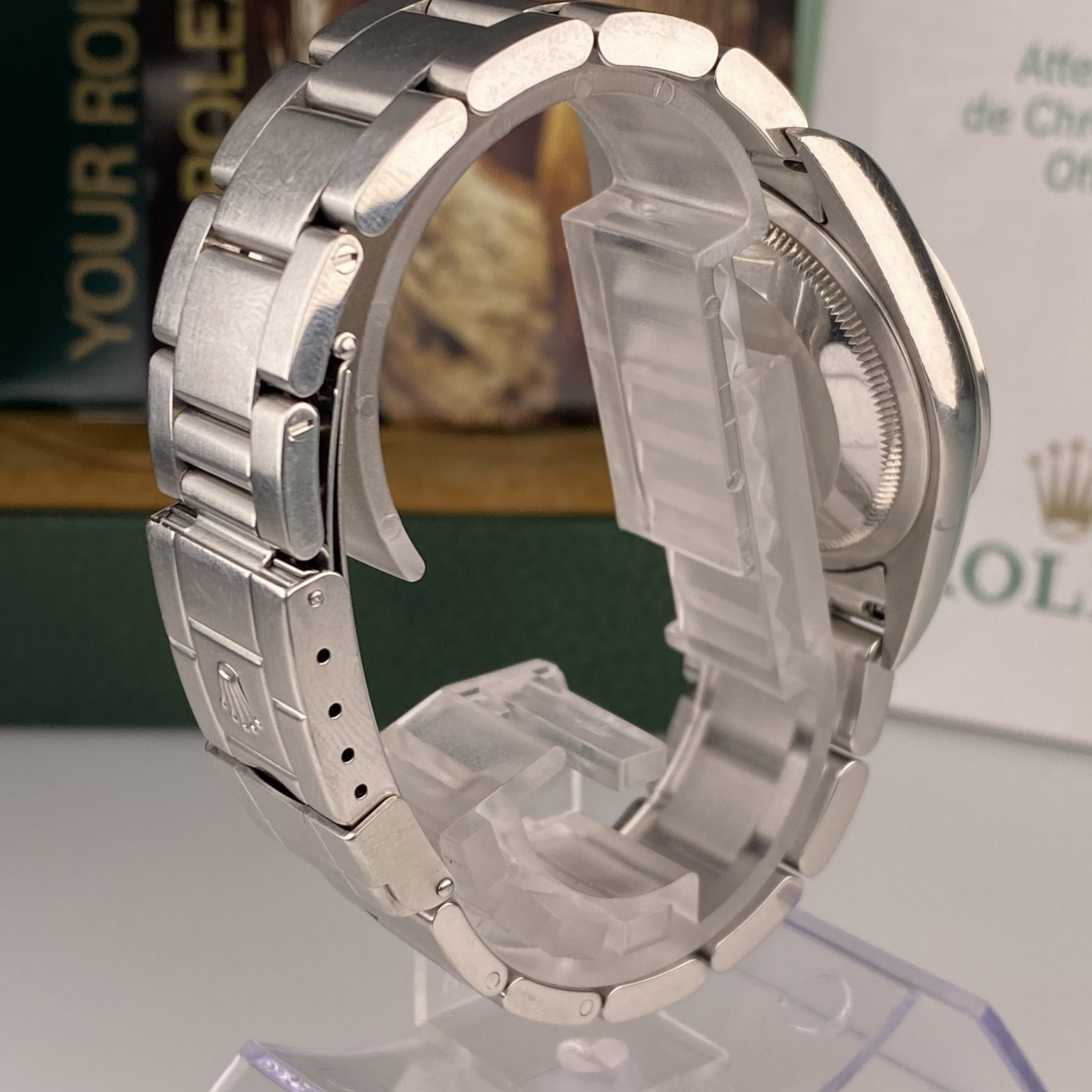 2007 Rolex Explorer 114270 Unpolished Complete Set Box & Papers