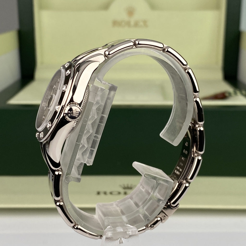 2007 Rolex Masterpiece 80319 Pearlmaster 29mm 18k White Gold Factory Diamond