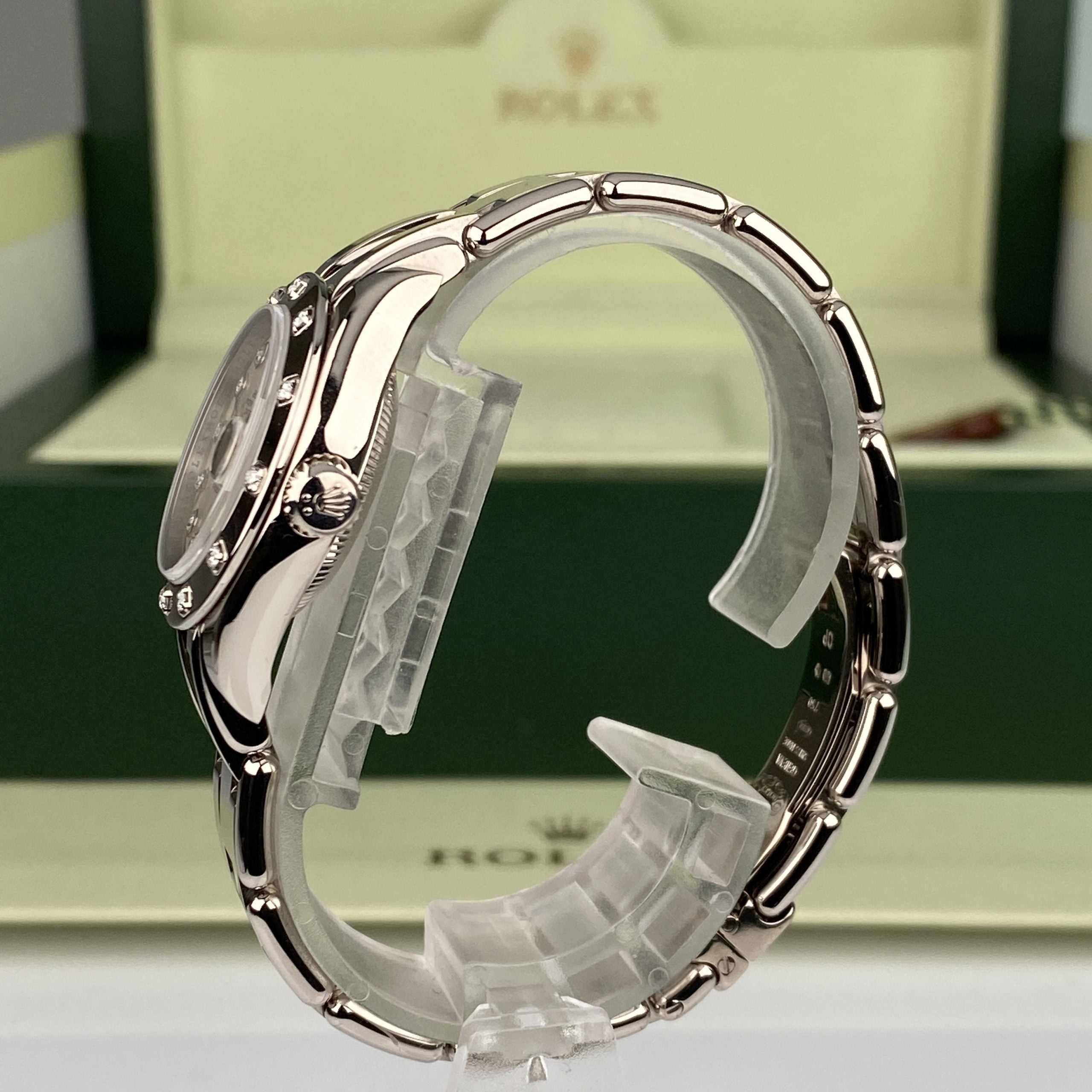 2007 Rolex Masterpiece 80319 Pearlmaster 29mm 18k White Gold Factory Diamond