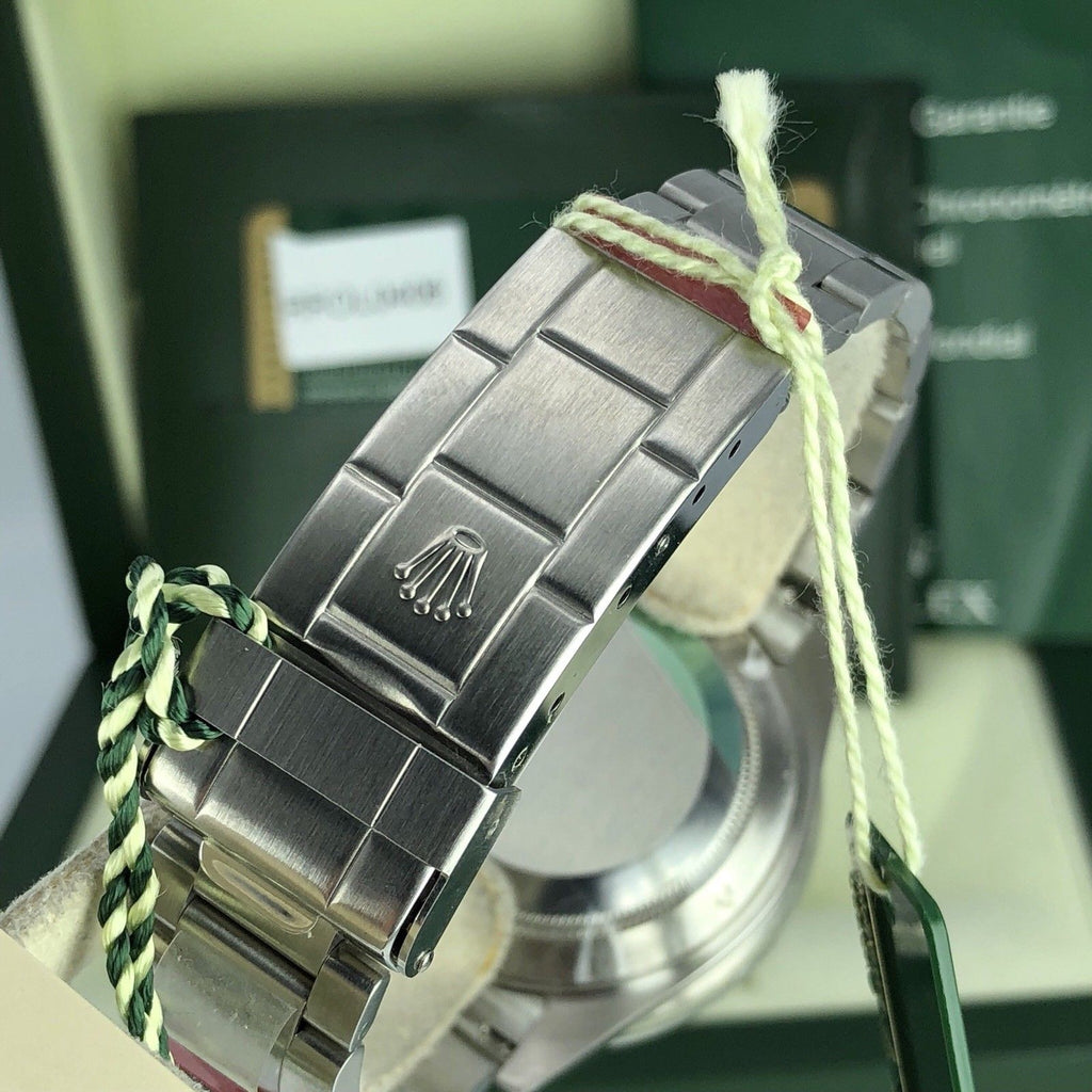 2008 NOS Rolex 16610LV Submariner Anniversary Green Kermit Full Set Card M