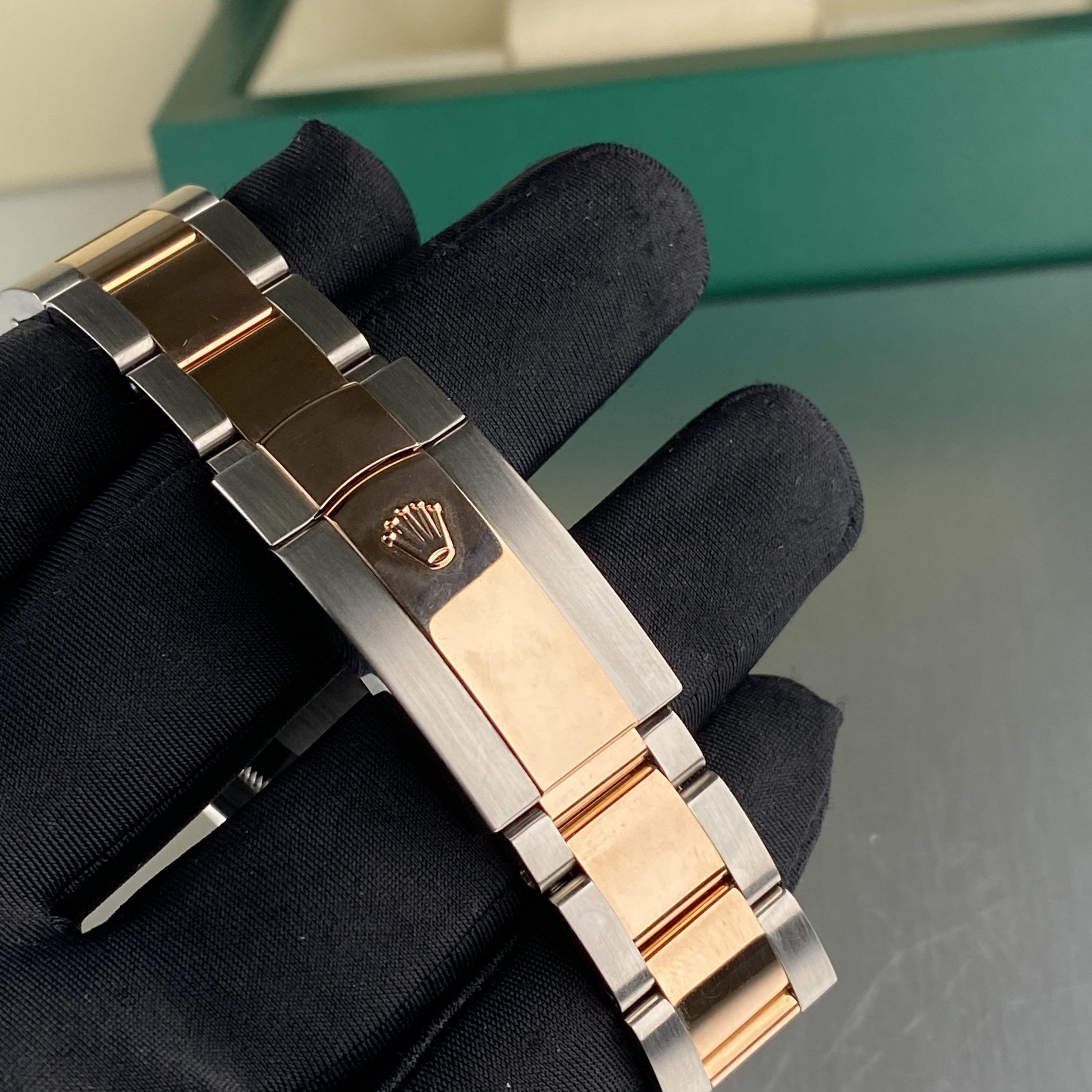 2008 Rolex Datejust 116231 Steel & Rose Gold 36mm Factory Black Dial
