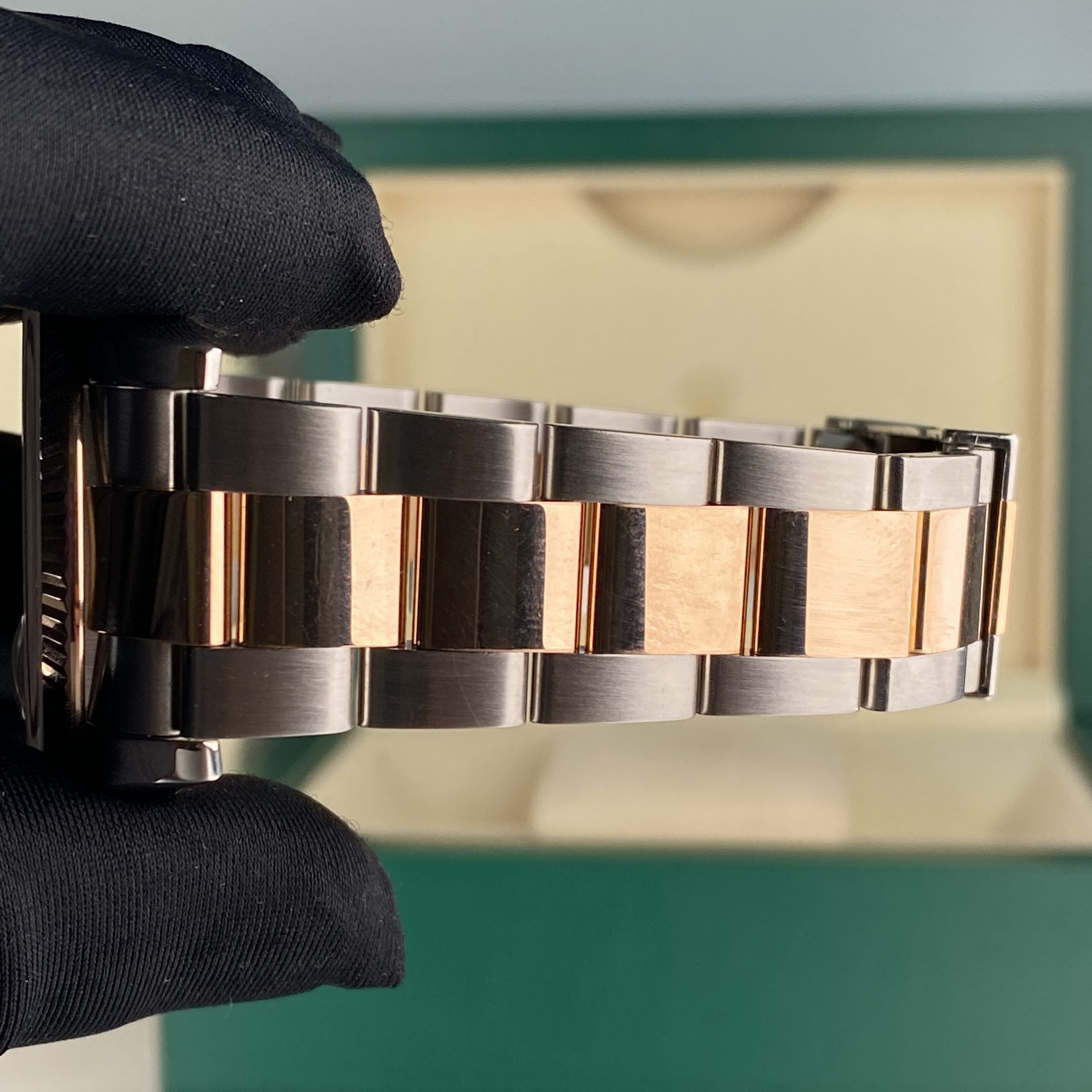 2008 Rolex Datejust 116231 Steel & Rose Gold 36mm Factory Black Dial