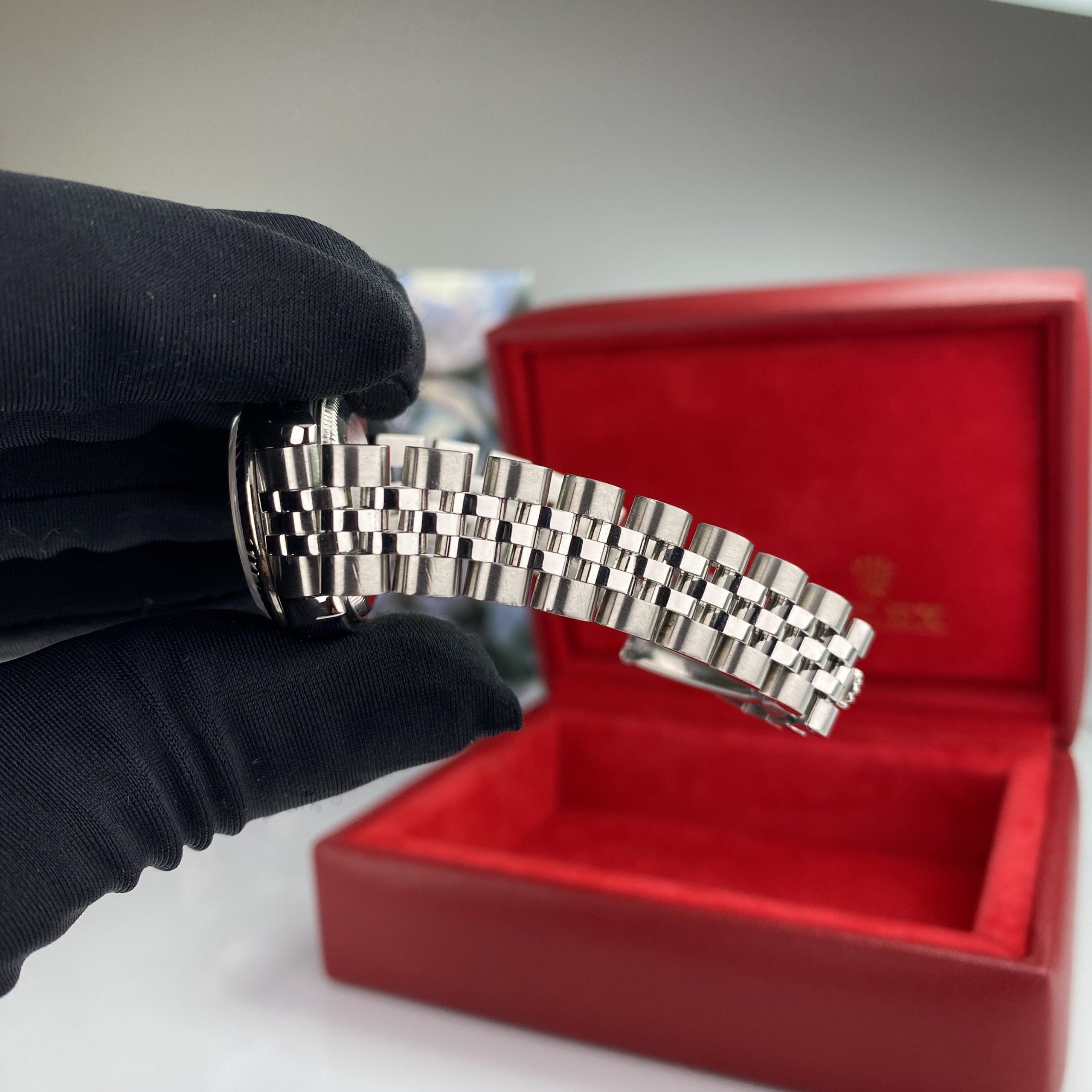 2008 Rolex Datejust 179174 gold & Steel Factory Diamond Anniversary Dial Jubilee 26mm W Box